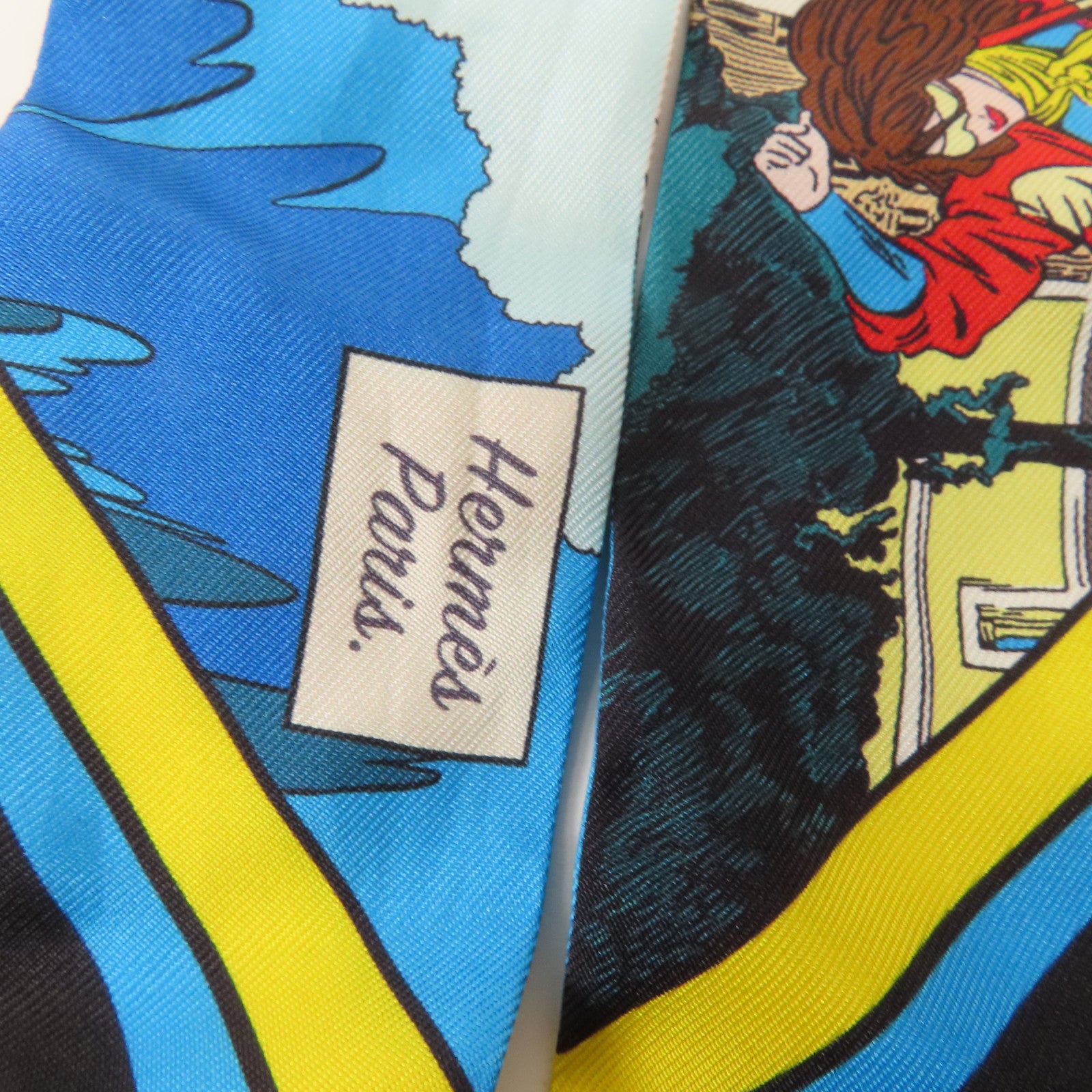 HERMES 絲質Twilly絲巾