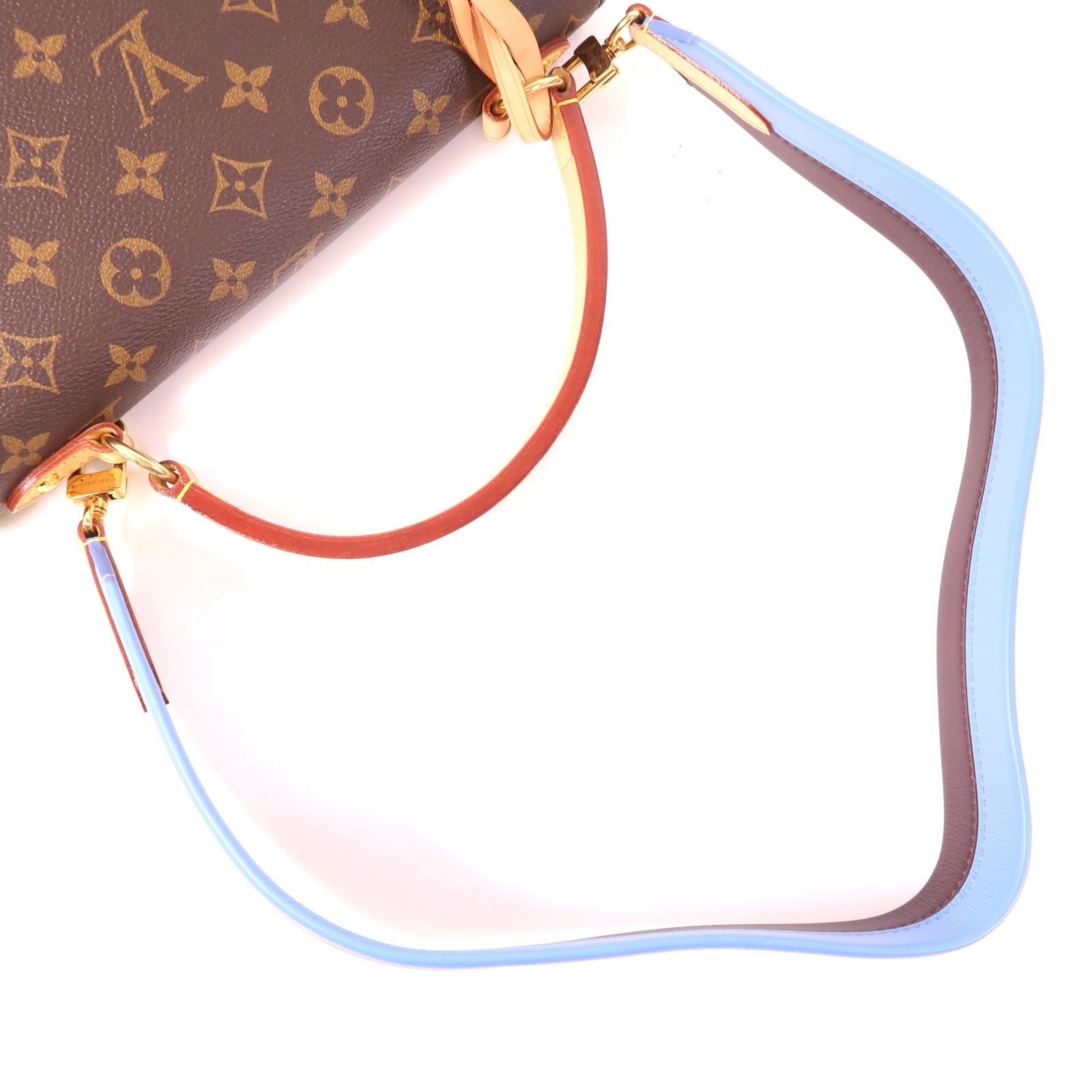 LOUIS VUITTON Monogram Cluny MM金扣手挽肩背兩用袋
