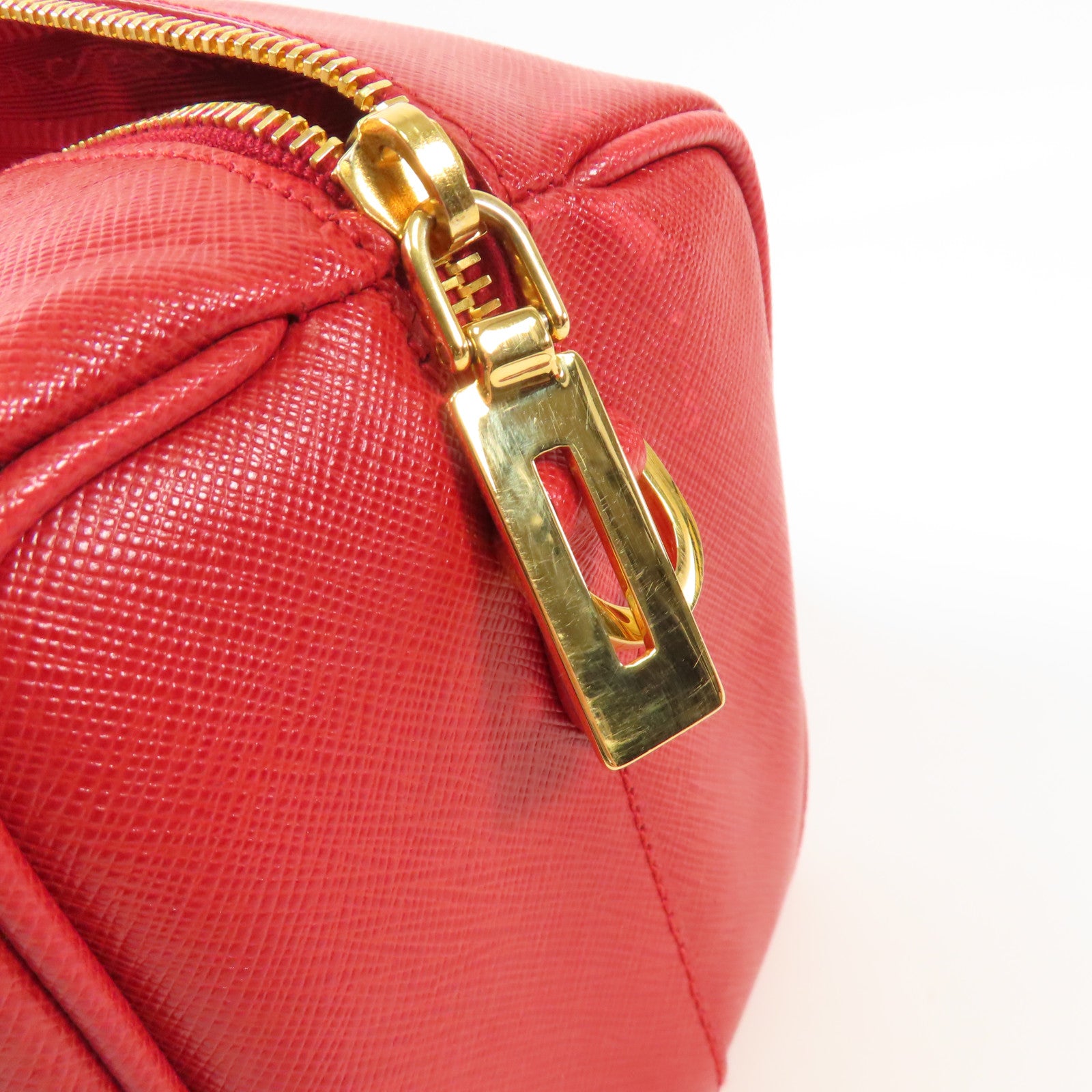 PRADA 牛皮皮革Shoulder Bag金扣肩背袋