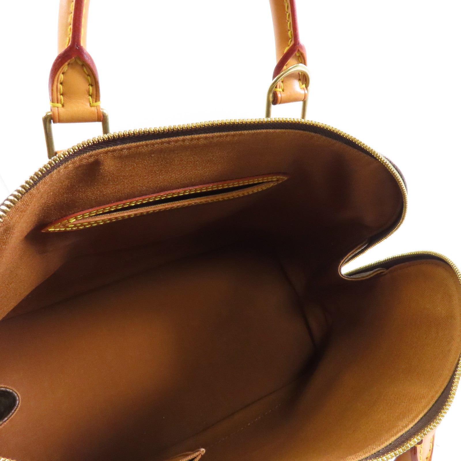 LOUIS VUITTON 【激減優惠】Monogram Alma PM金扣手挽袋啡色