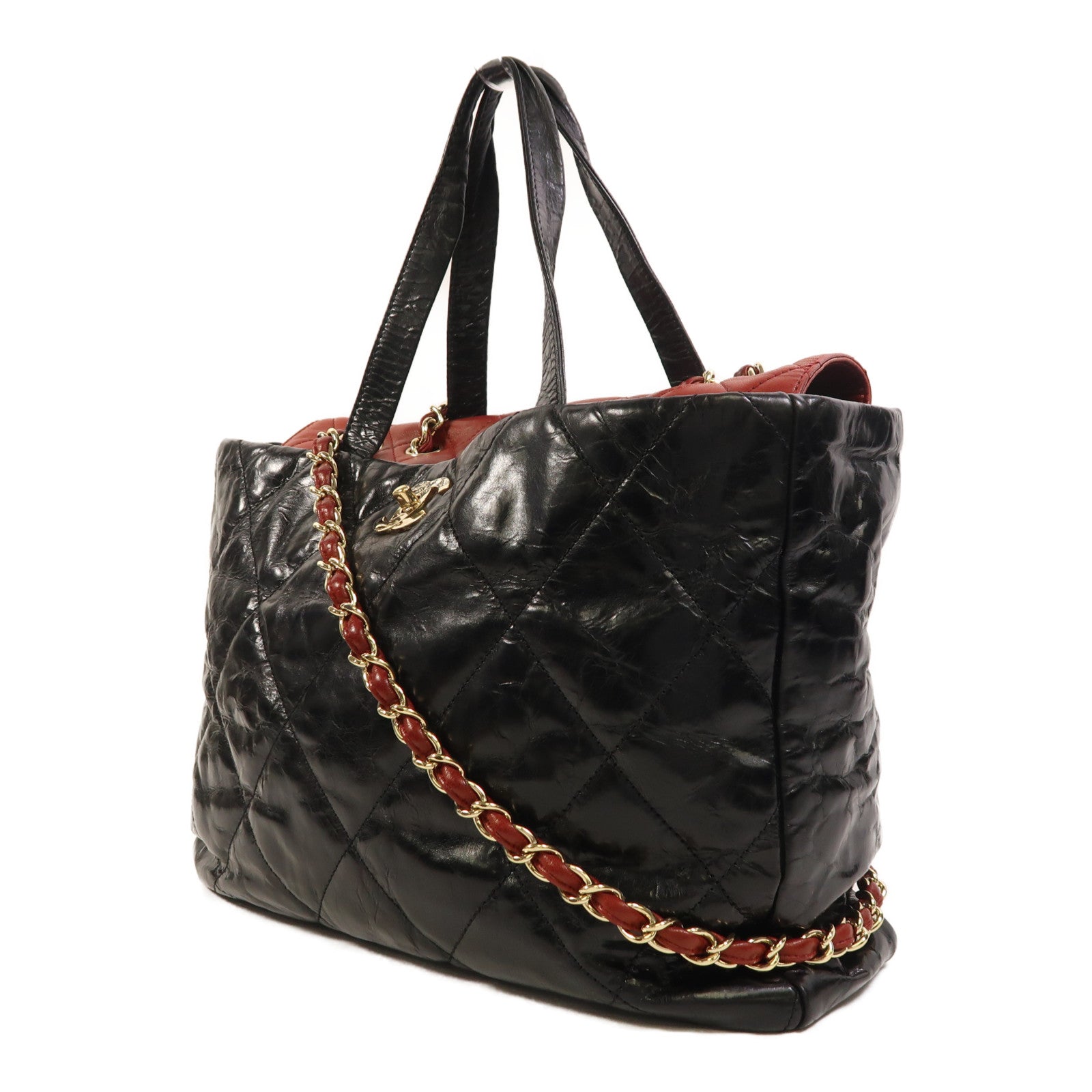 CHANEL 牛皮皮革/羊皮皮革Classic Portobello Tote金扣手挽肩背兩用袋