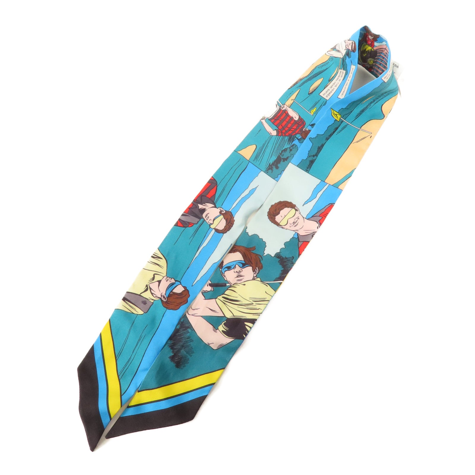 HERMES 絲質Twilly絲巾