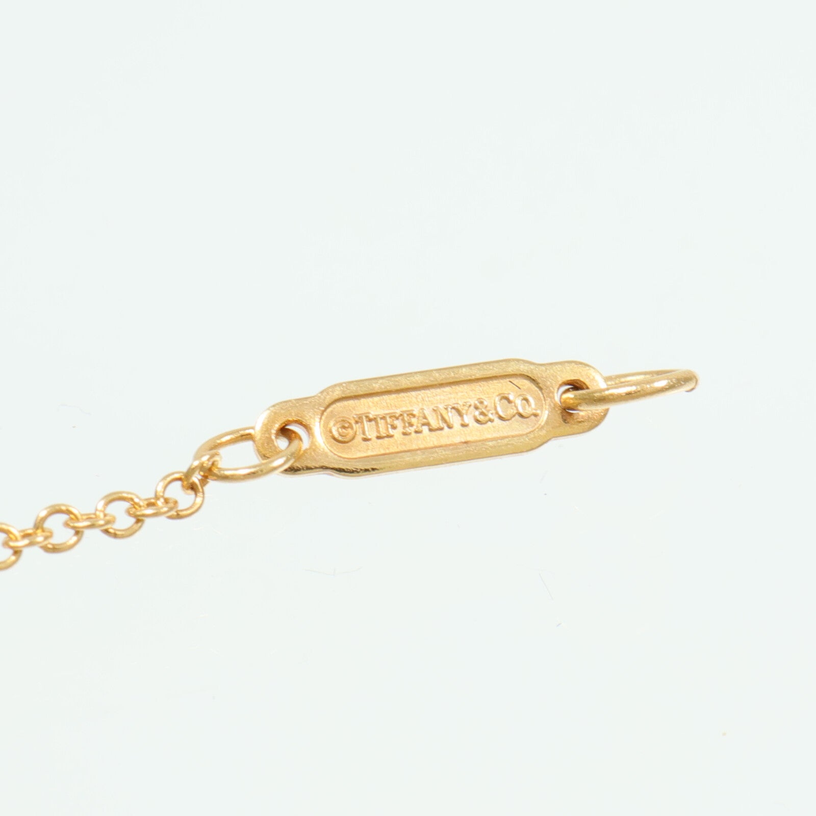 TIFFANY＆CO 18K玫瑰金Return to Tiffany Necklace項鍊