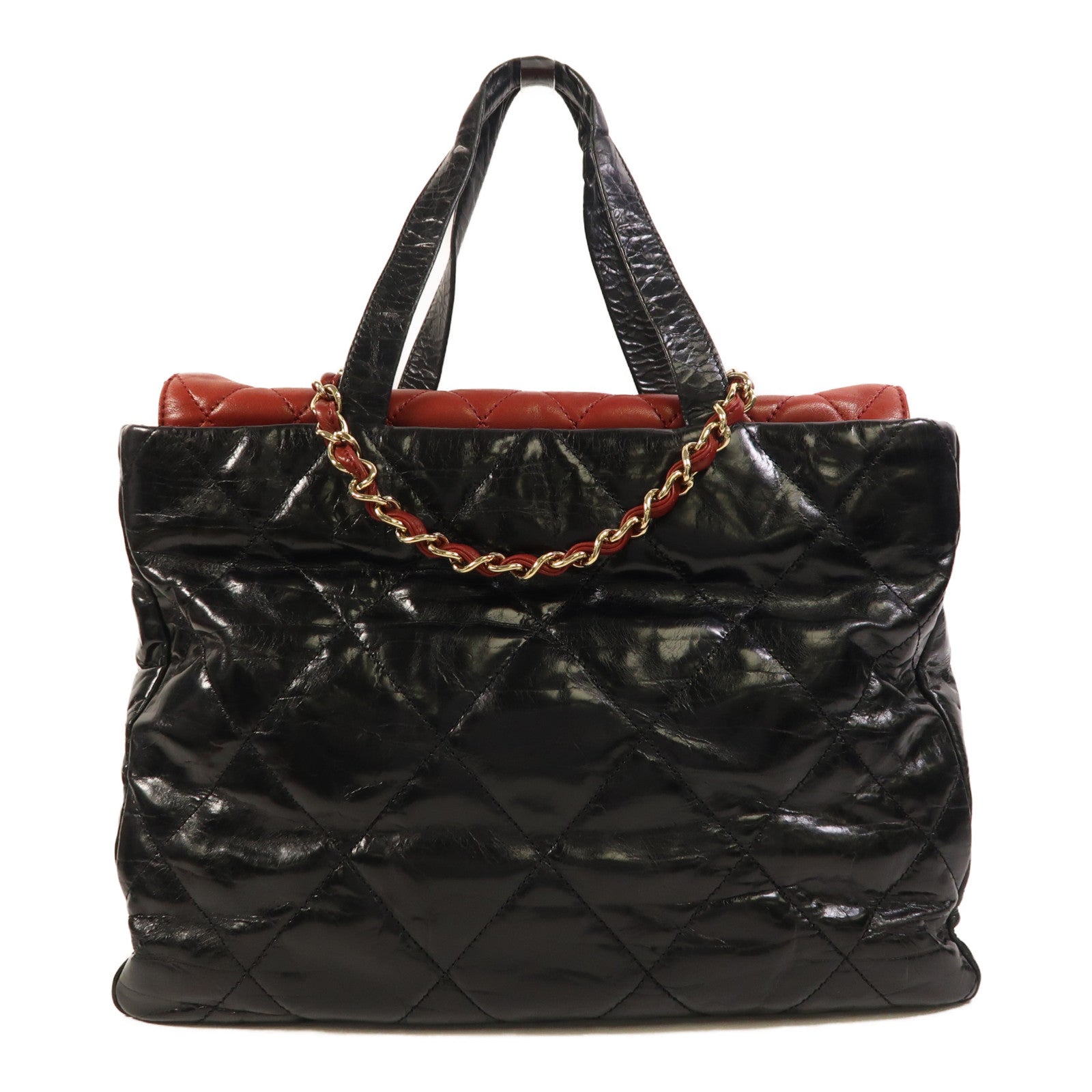 CHANEL 牛皮皮革/羊皮皮革Classic Portobello Tote金扣手挽肩背兩用袋