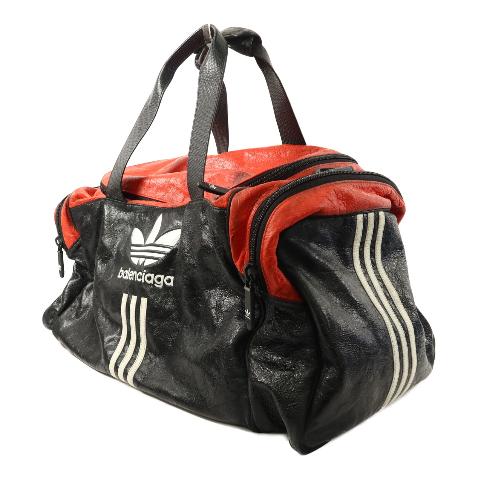 BALENCIAGA 牛皮皮革Vintage Balenciaga X Adidas Weekend Bag手挽肩背兩用袋