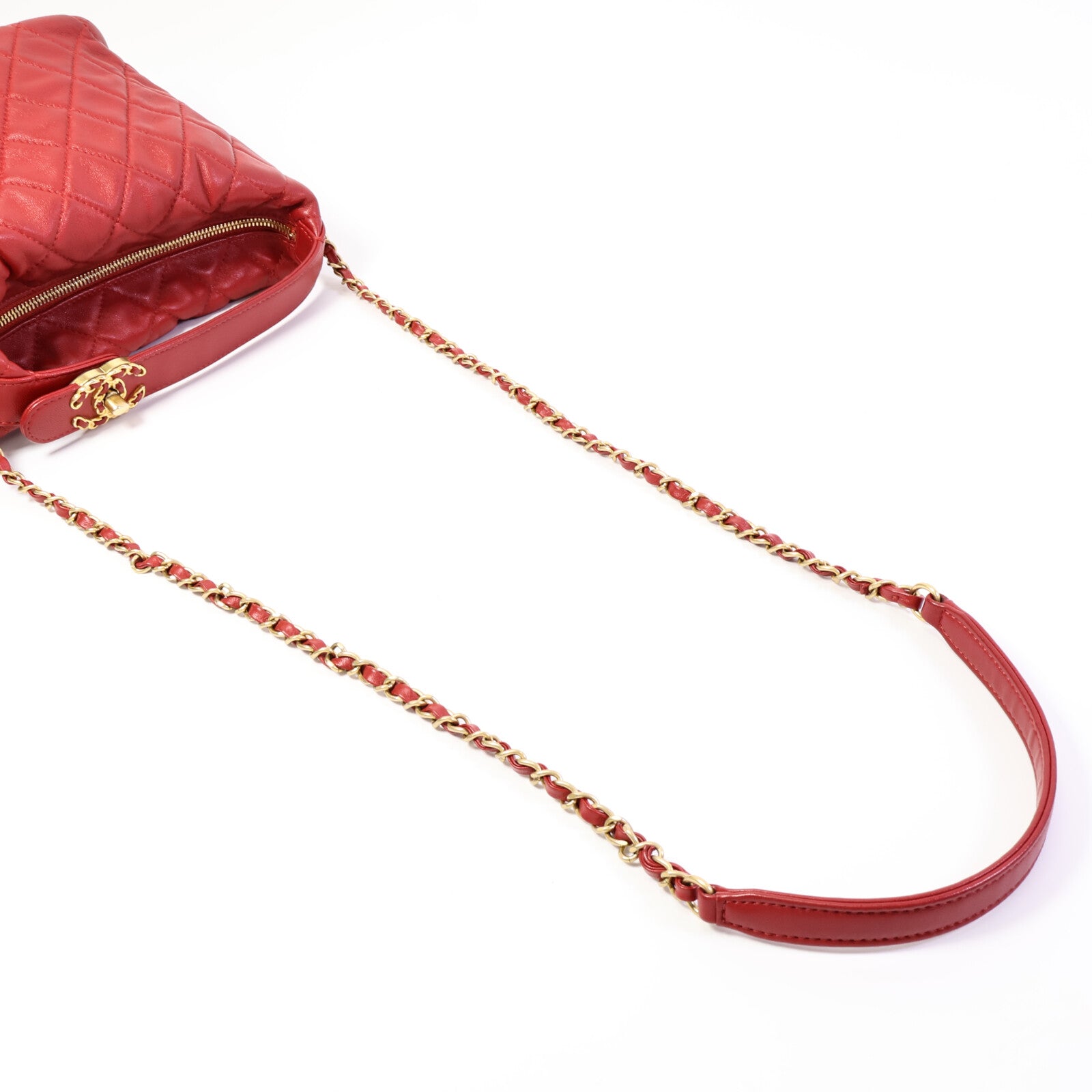 CHANEL 羊皮皮革2 Way Shoulder Bag 手挽肩背兩用袋