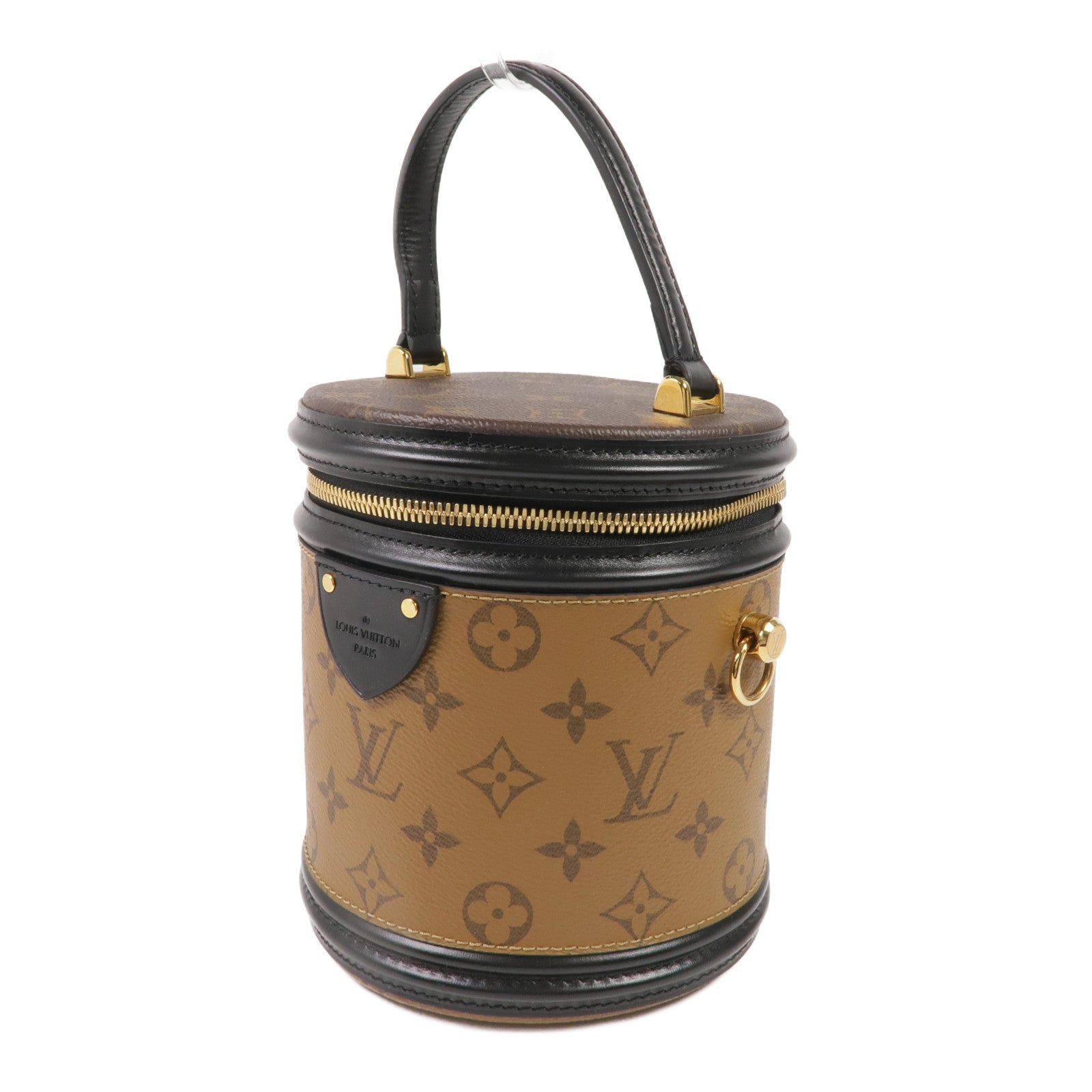 LOUIS VUITTON Monogram Reverse Cannes金扣手挽肩背兩用袋