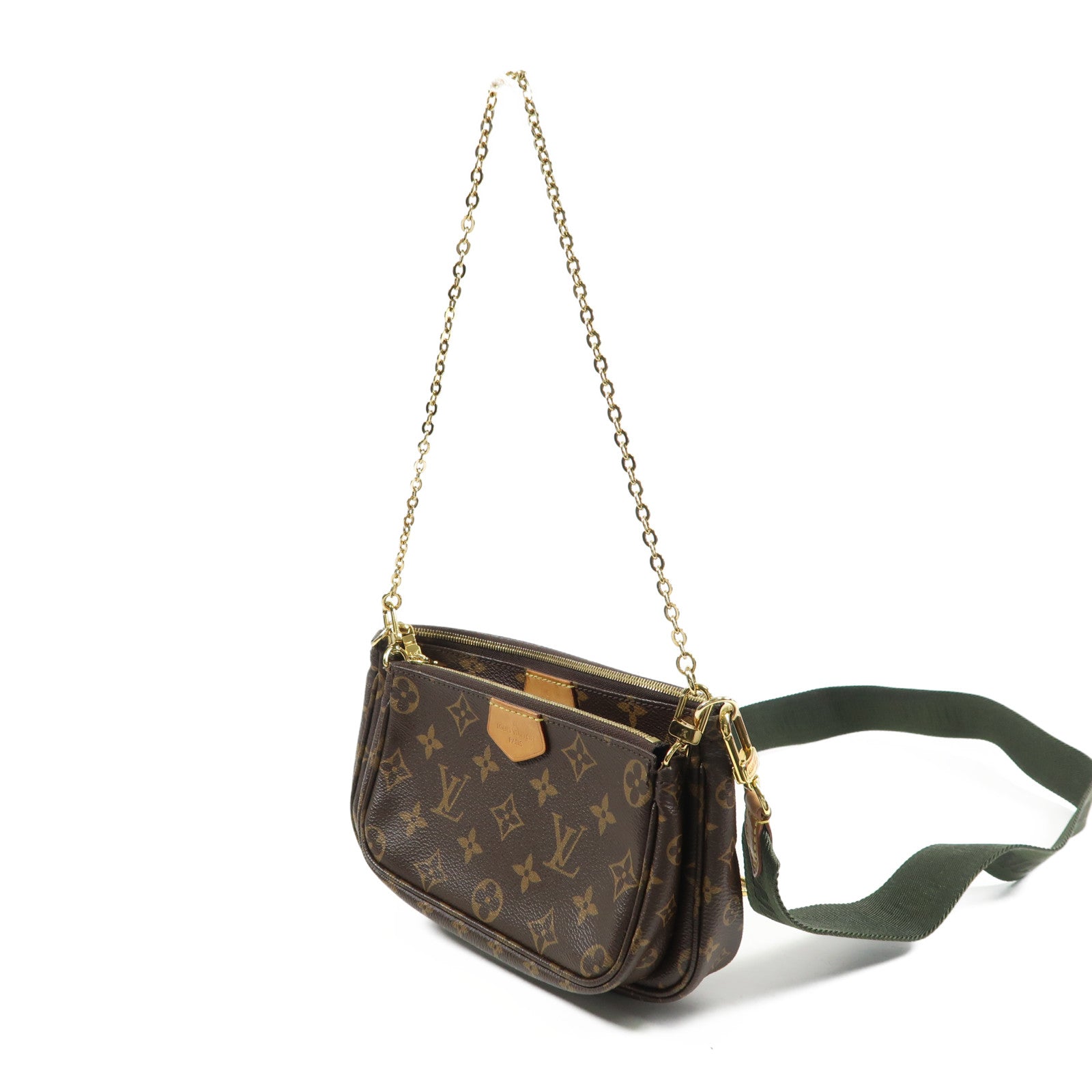 LOUIS VUITTON Monogram Multi Pochette Accessoires金扣肩背袋