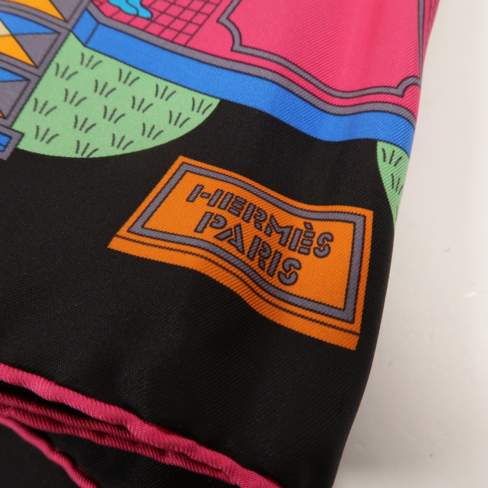 HERMES 絲質Scarf 90X90絲巾