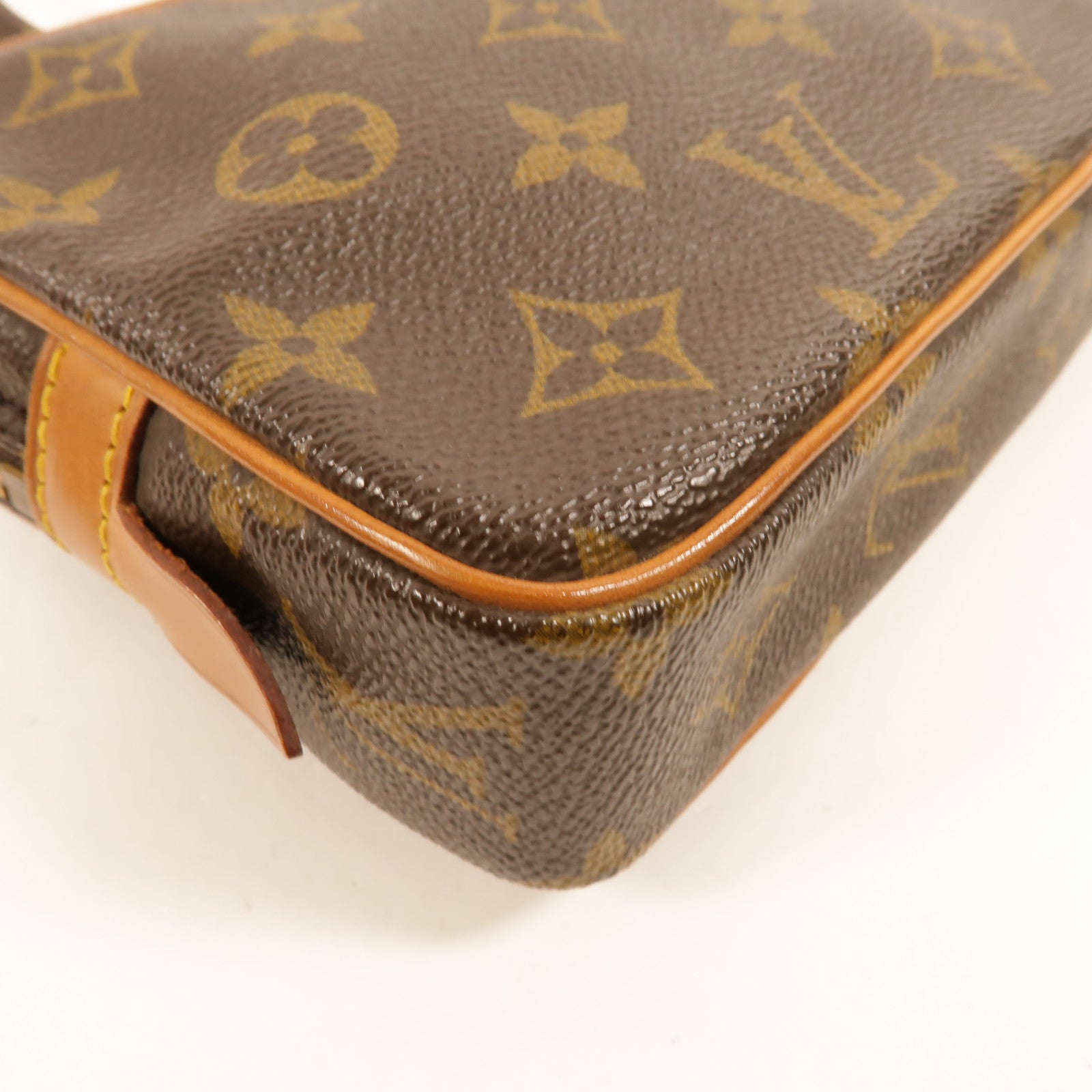 LOUIS VUITTON Monogram Marly Bandouliere金扣肩背袋棕色