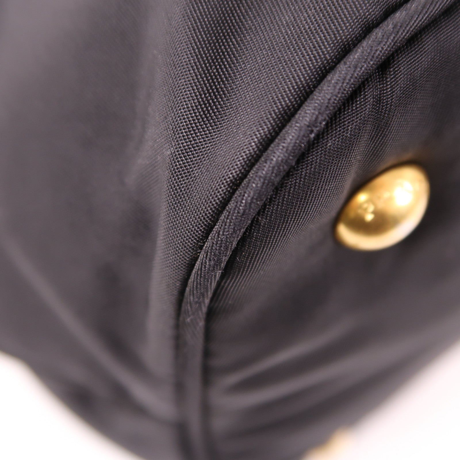 PRADA 尼龍Shoulder Bag金扣手挽肩背兩用袋
