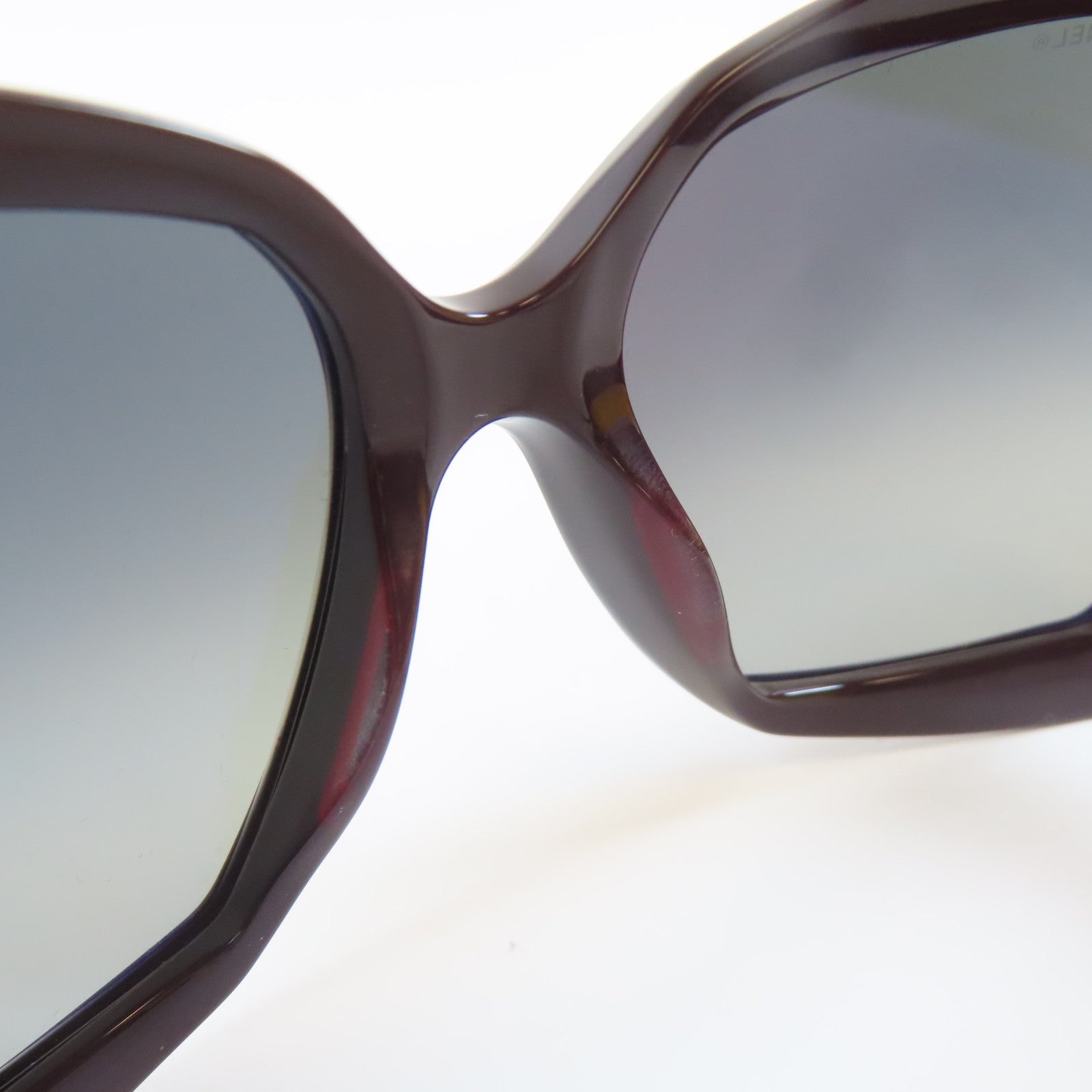 CHANEL 【激減優惠】PVC Sunglass太陽眼鏡深紅色