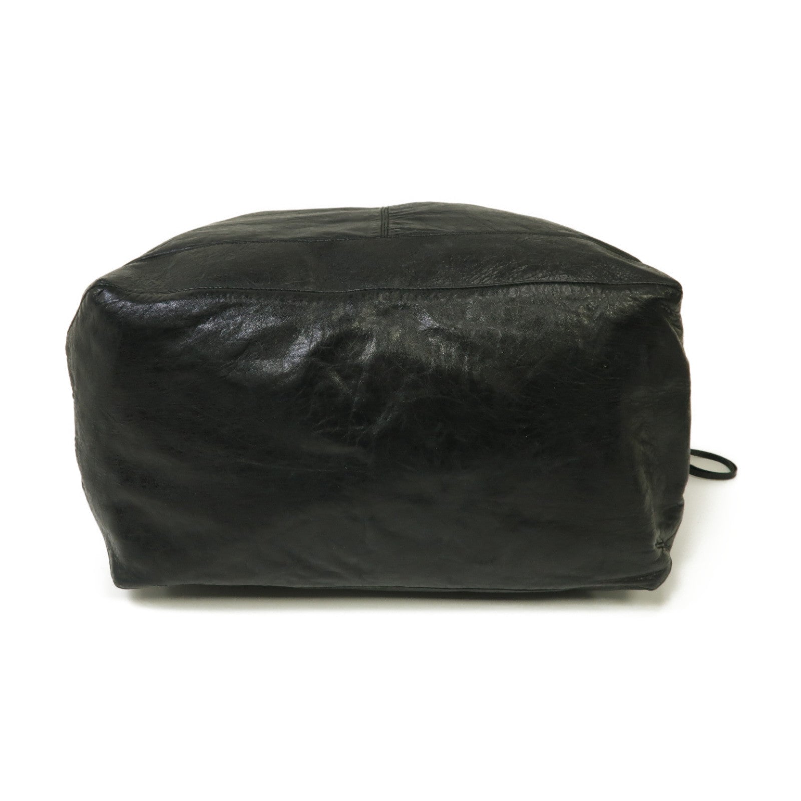 BALENCIAGA 牛皮皮革The Courier金扣肩背袋黒色