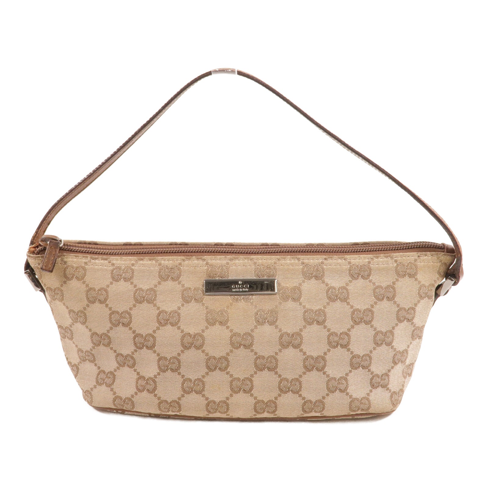 GUCCI 帆布Boat Pochette Bag手挽袋