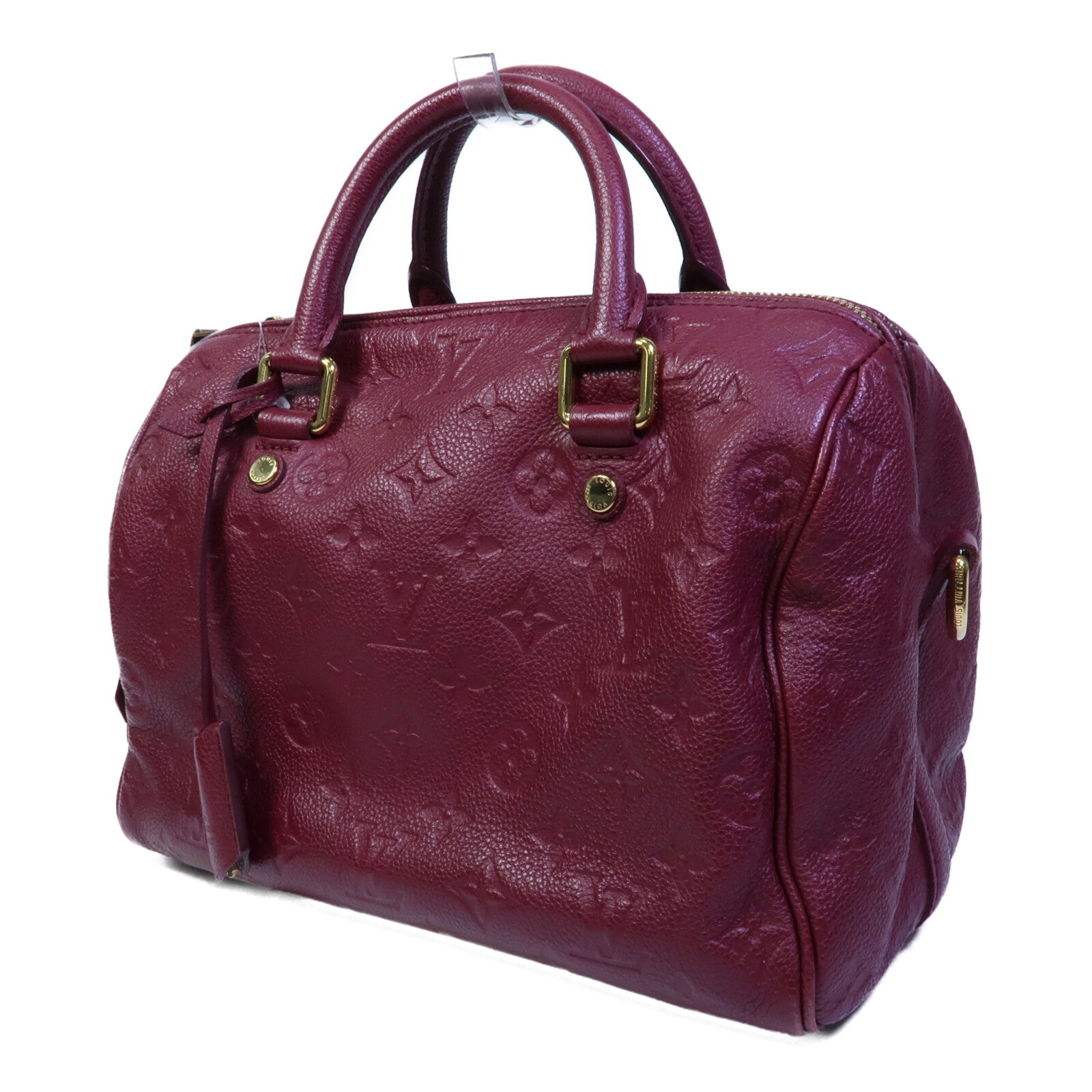 LOUIS VUITTON Monogram Empreinte Speedy Bandouliere 25手挽肩背兩用袋