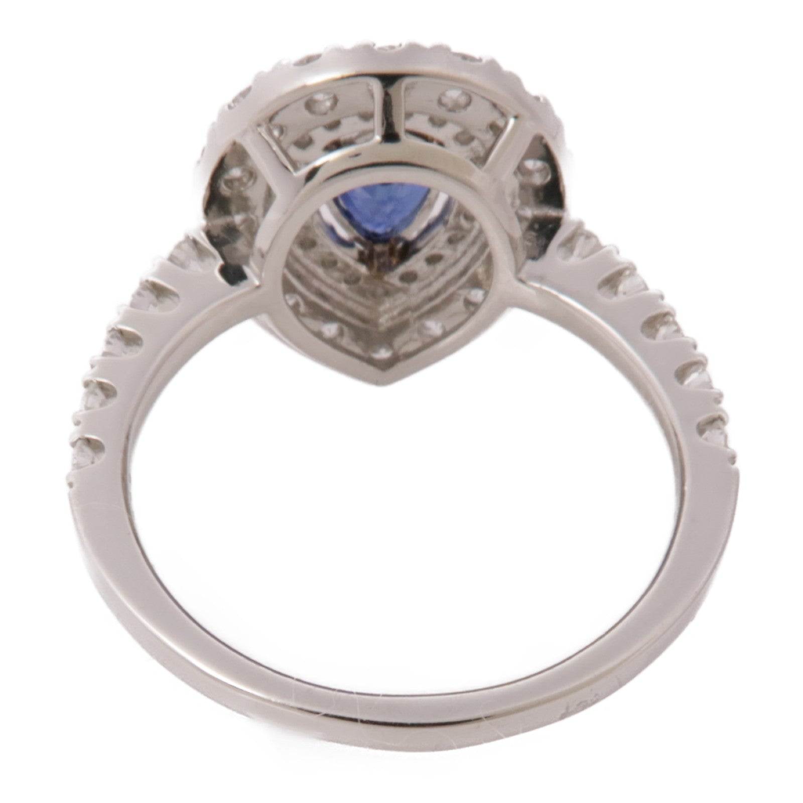 JEWELRY【激減優惠】 PT950鉑金Sapphire/Diamond Ring藍寶石/鑽石戒指US#6