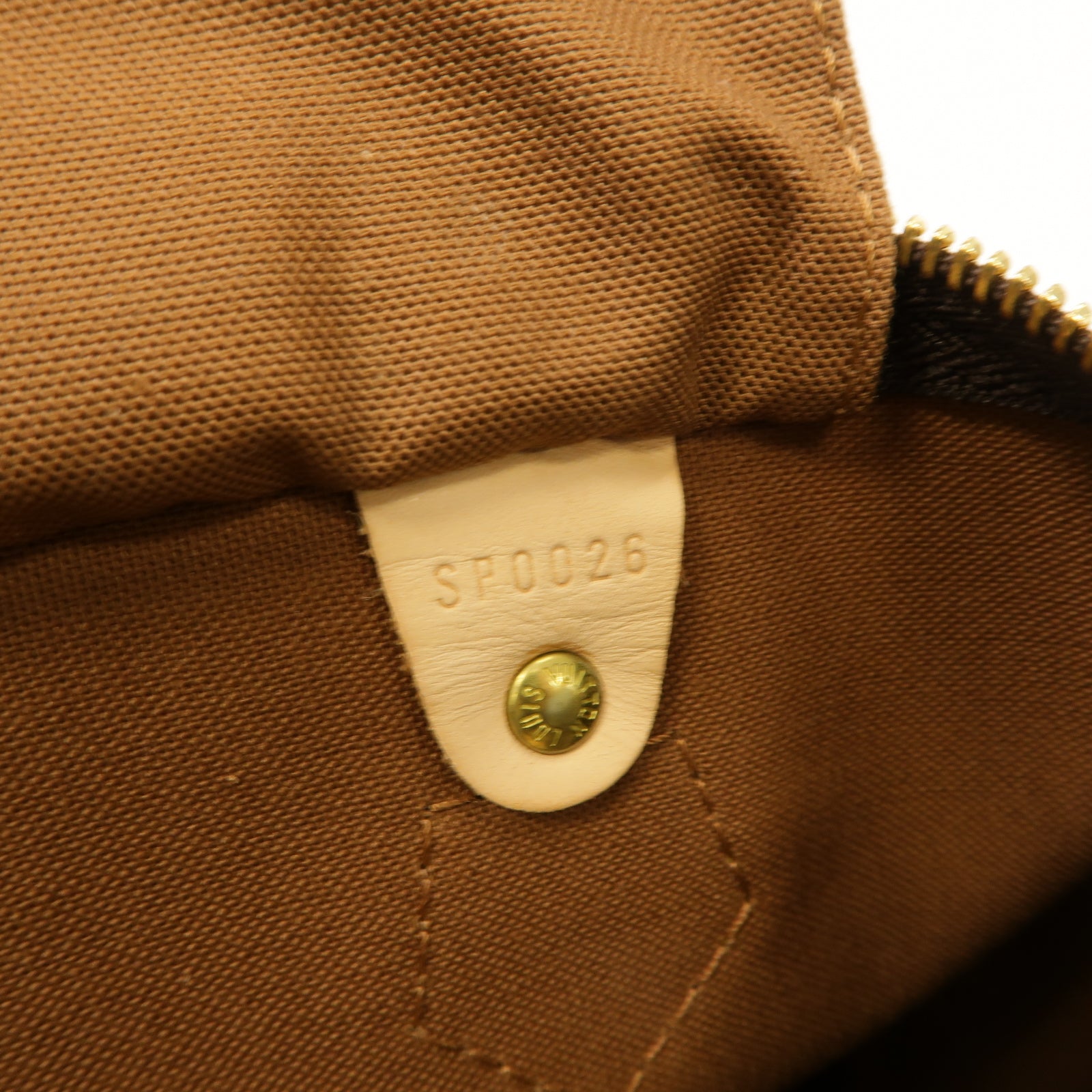 LOUIS VUITTON Monogram Speedy 30金扣手挽袋啡色