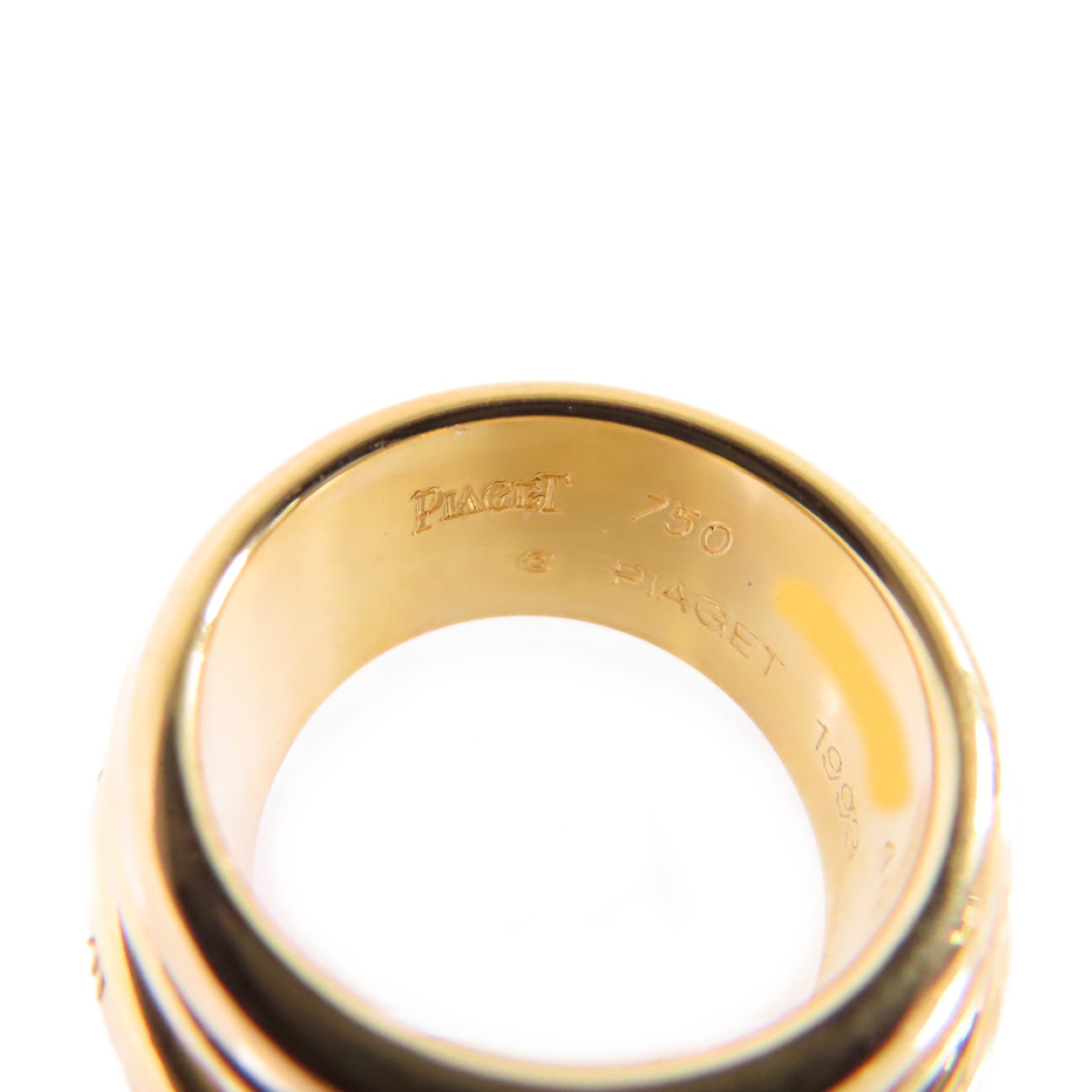 PIAGET 18K黃金Possession Ring戒指US#3.25/#45