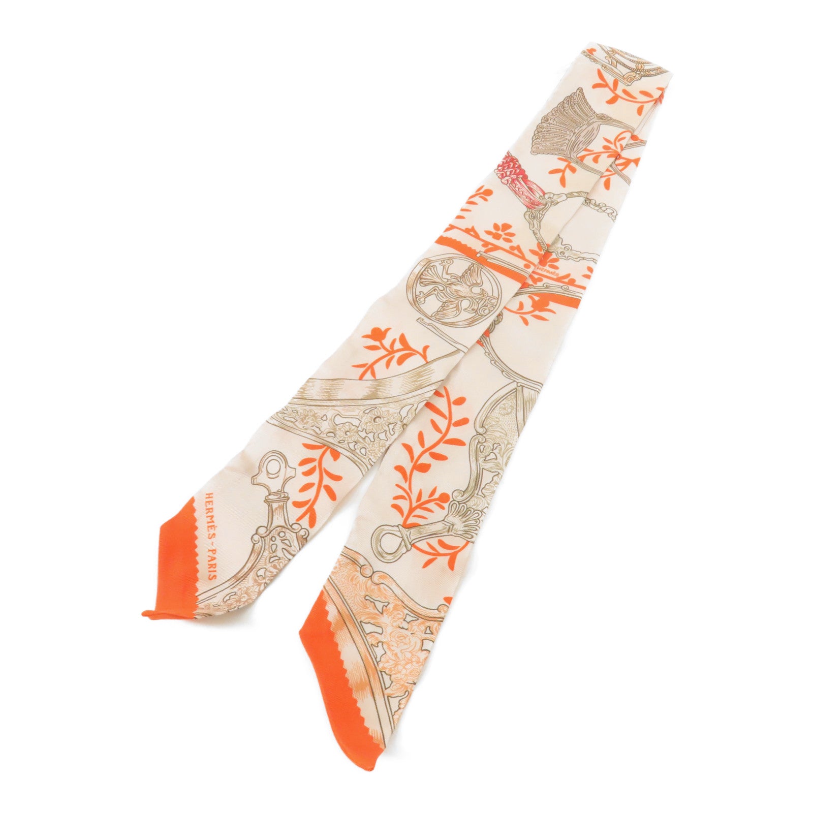 HERMES 絲質Twilly絲巾