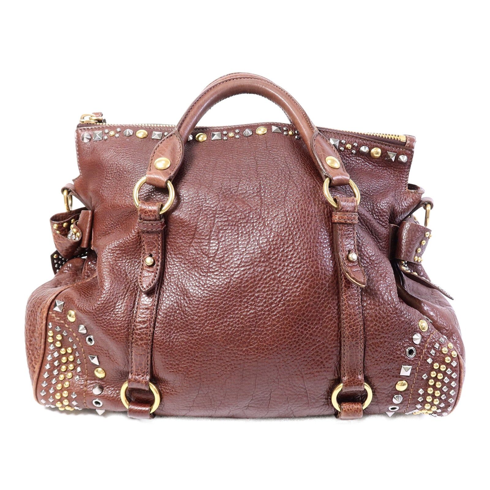 Miu Miu 牛皮皮革Shoulder Bag手挽肩背兩用袋