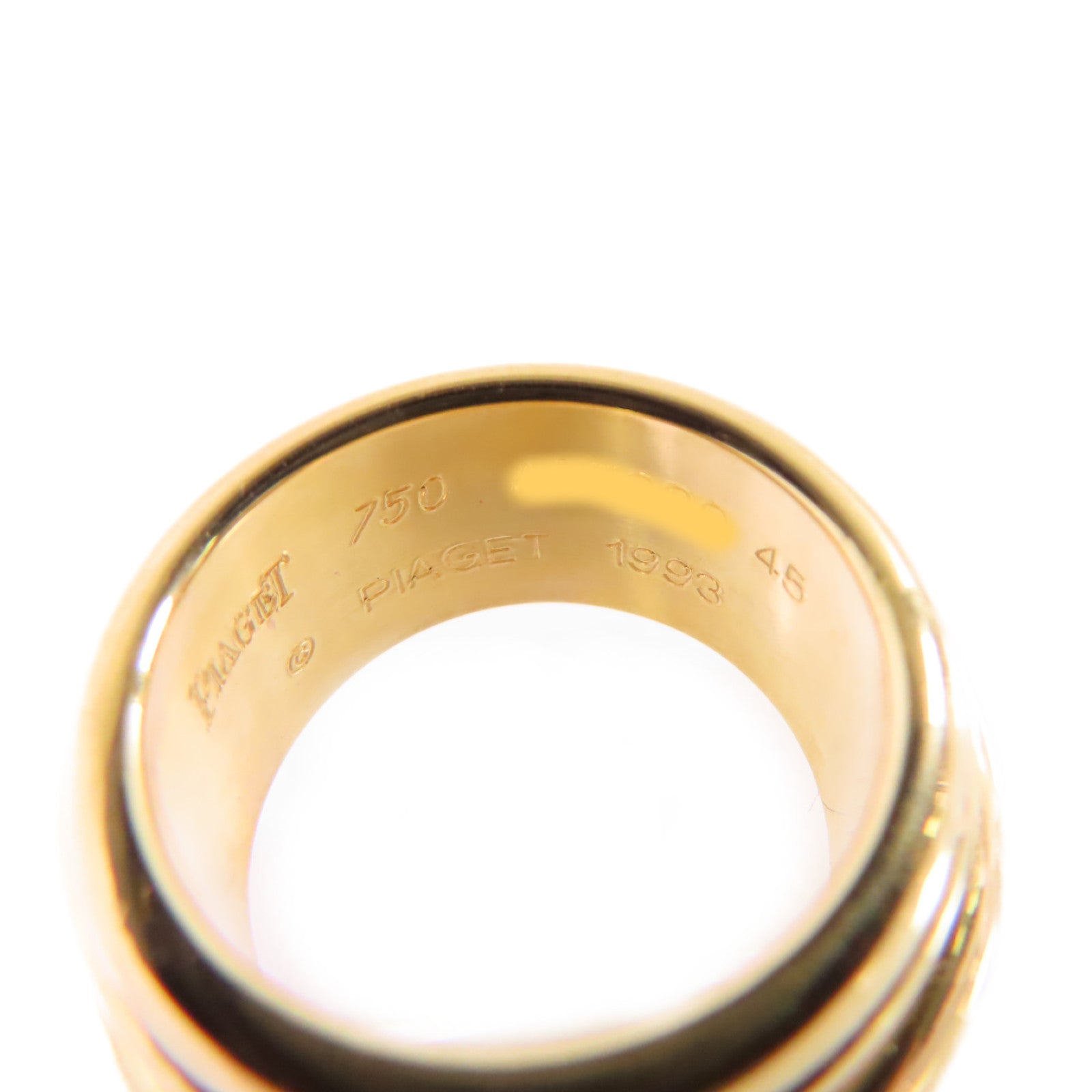 PIAGET 18K黃金Possession Ring戒指US#3.25/#45