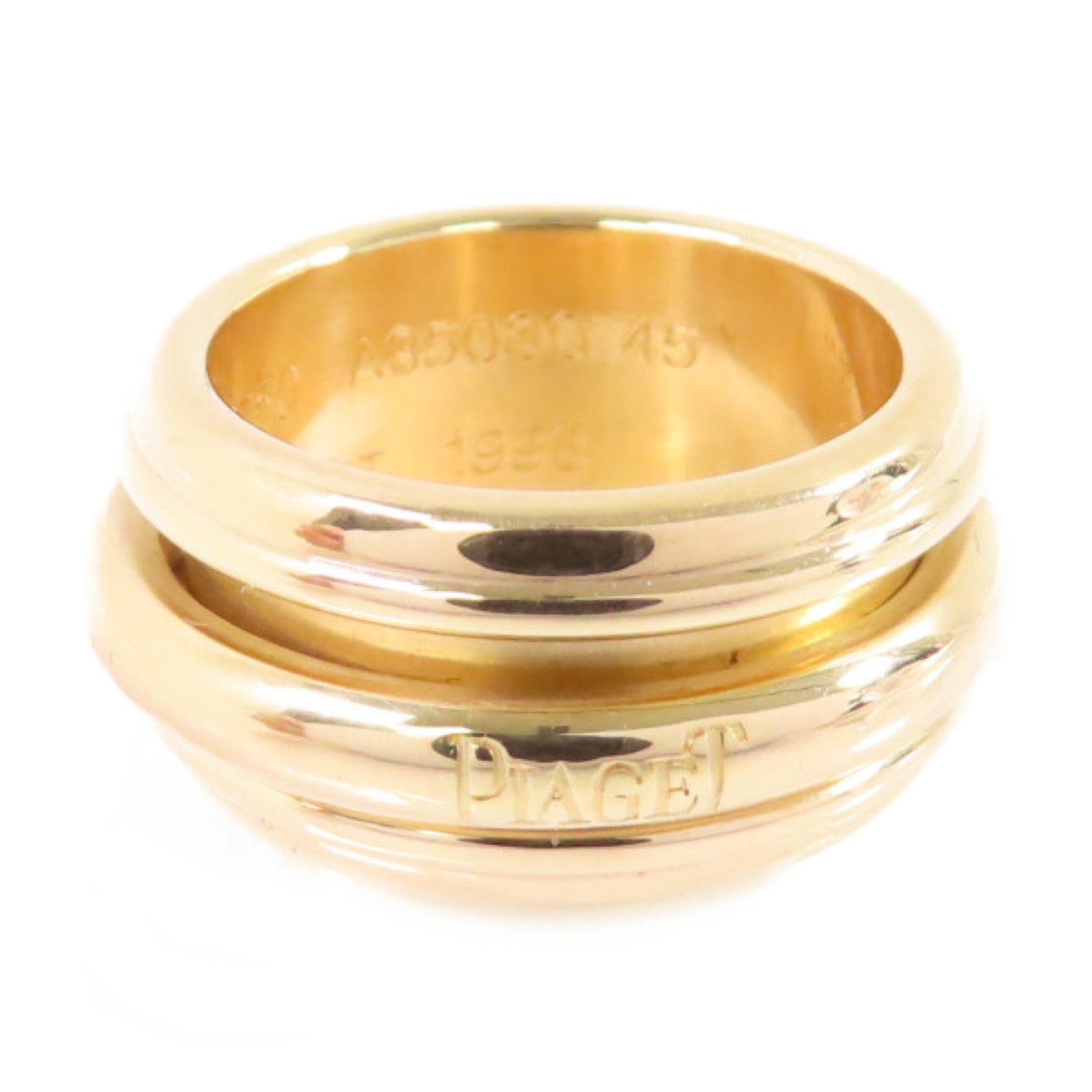 PIAGET 18K黃金Possession Ring戒指US#3.25/#45