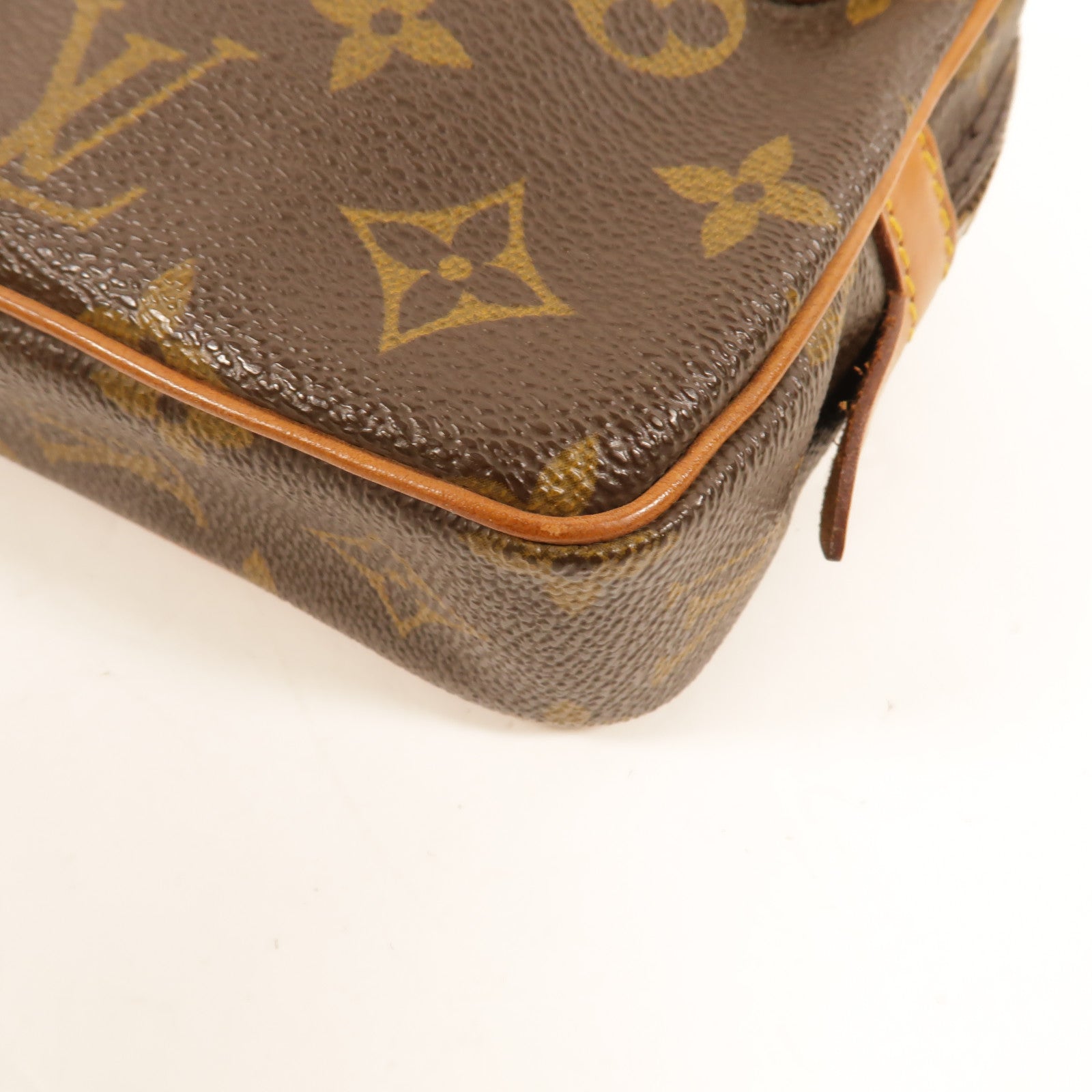 LOUIS VUITTON Monogram Marly Bandouliere金扣肩背袋棕色