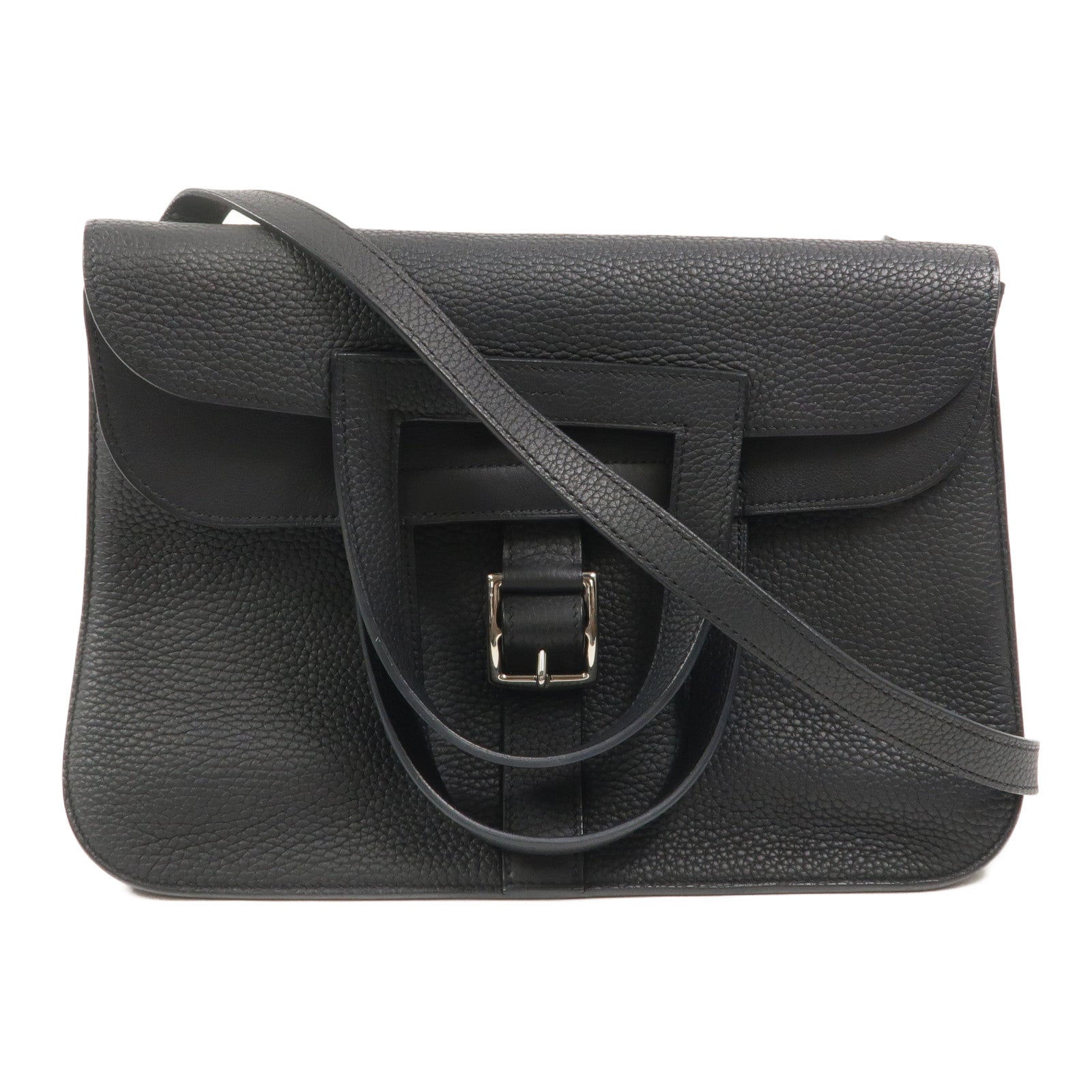 HERMES Halzan 31手挽肩背兩用袋Noir