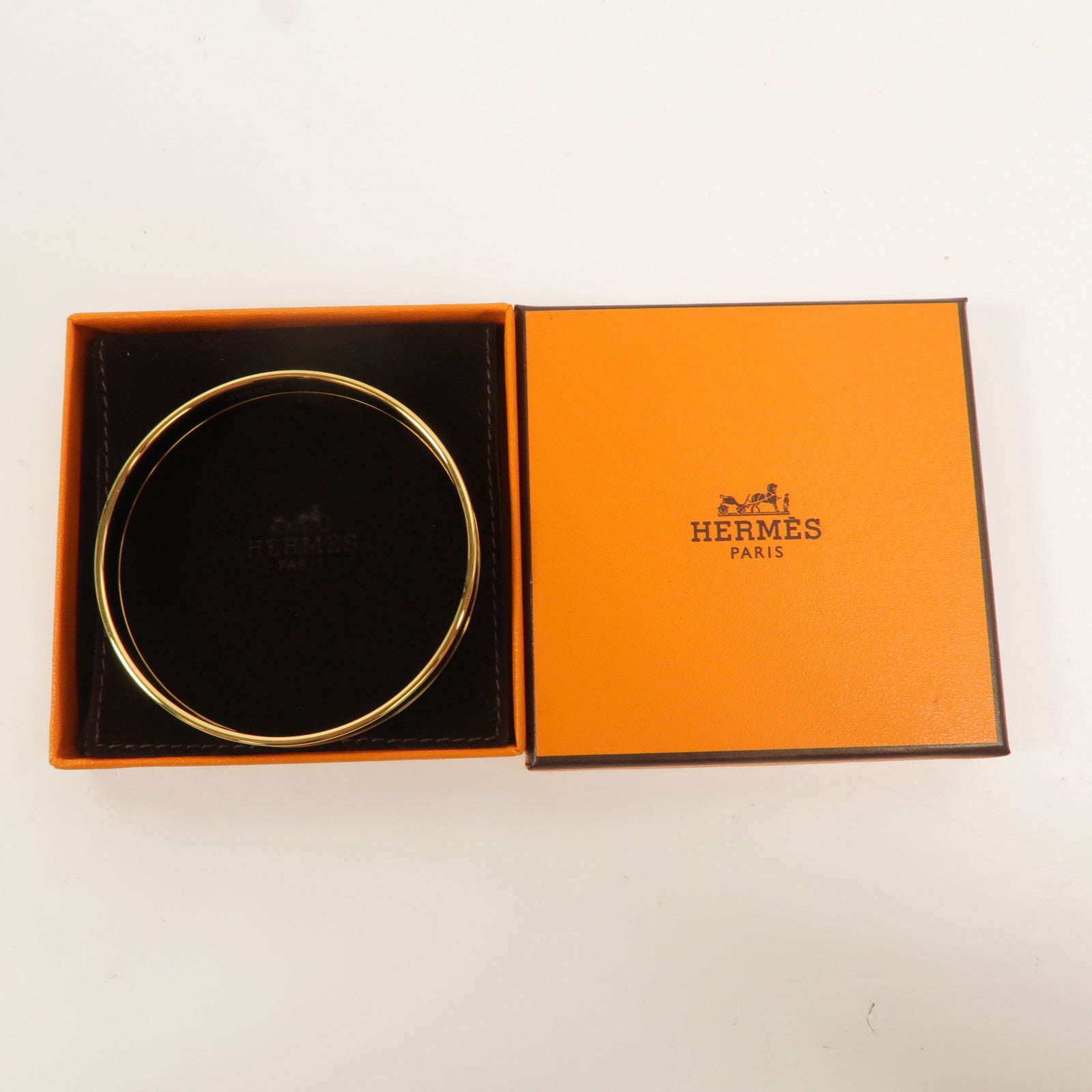 HERMES 金屬Caleche Bangle PM手鐲