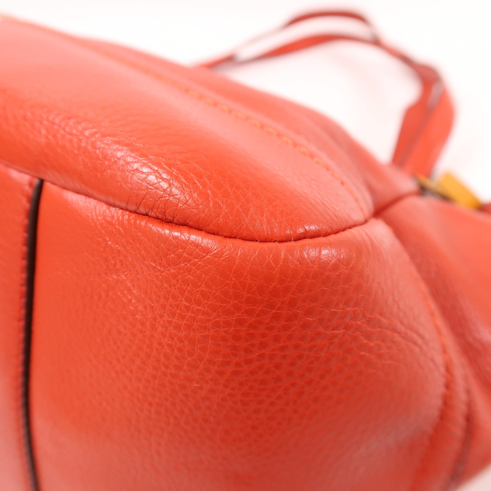 COACH 牛皮皮革Tote Bag銀扣手挽袋