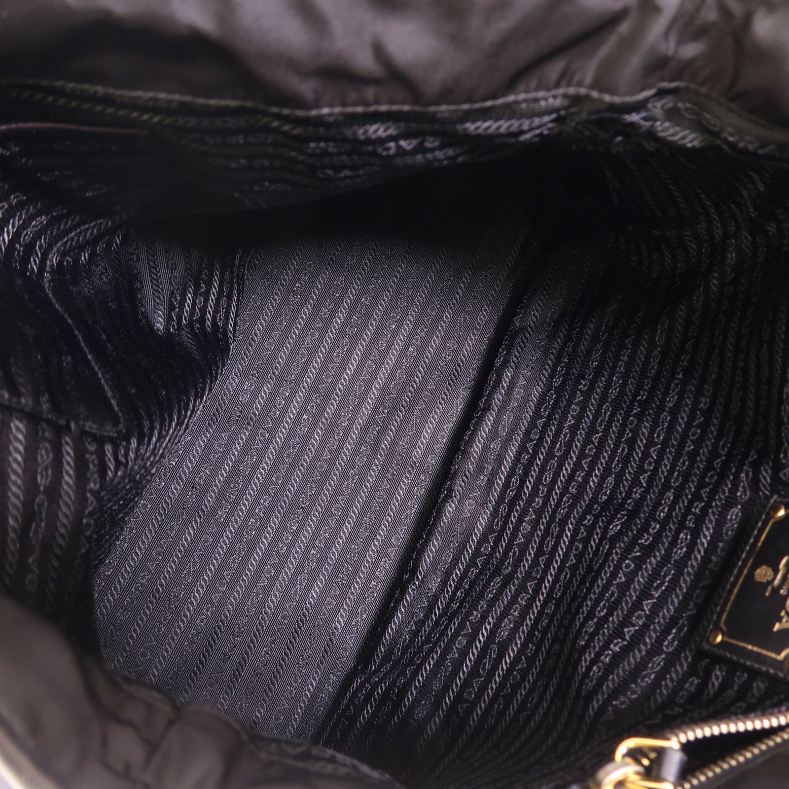PRADA 尼龍Shoulder Bag金扣手挽肩背兩用袋