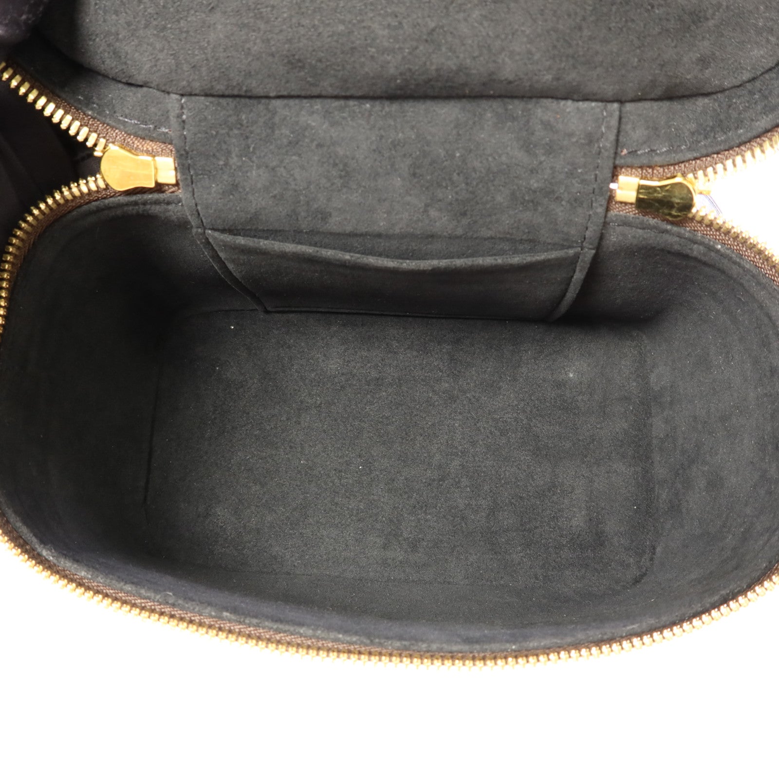 LOUIS VUITTON Monogram Reverse Vanity PM金扣手挽肩背兩用袋棕色