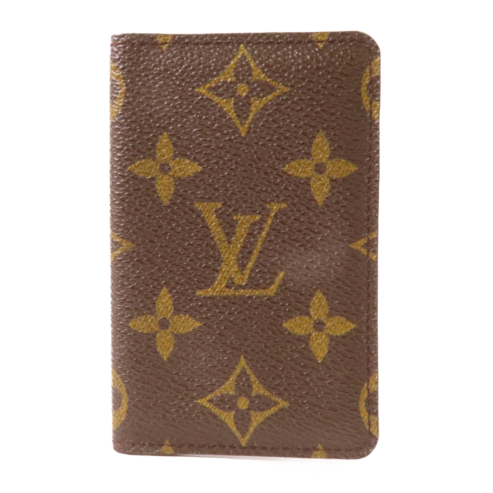 LOUIS VUITTON Monogram Pocket Card Case卡片套啡色