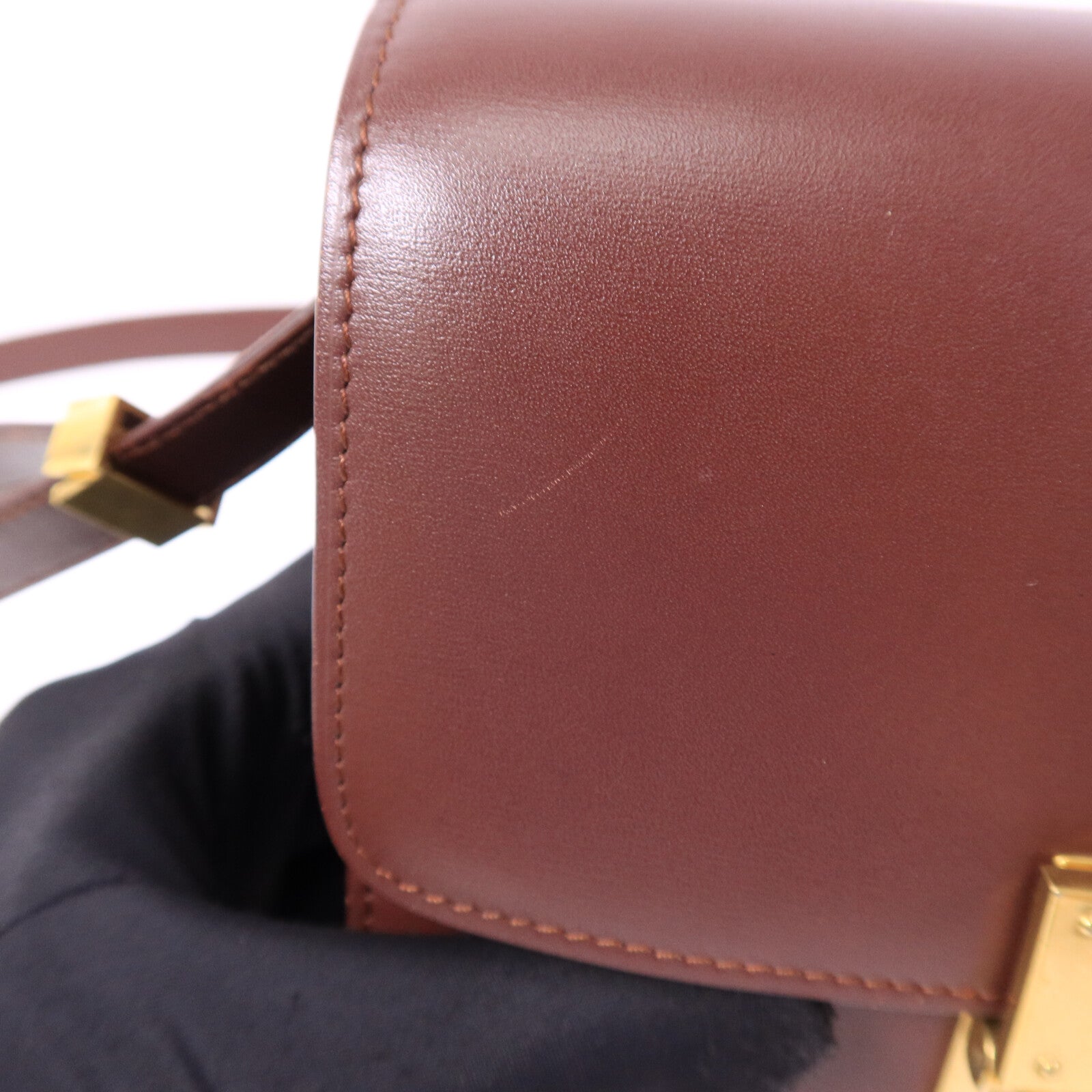 CELINE 牛皮皮革Mini Classic Box肩背袋