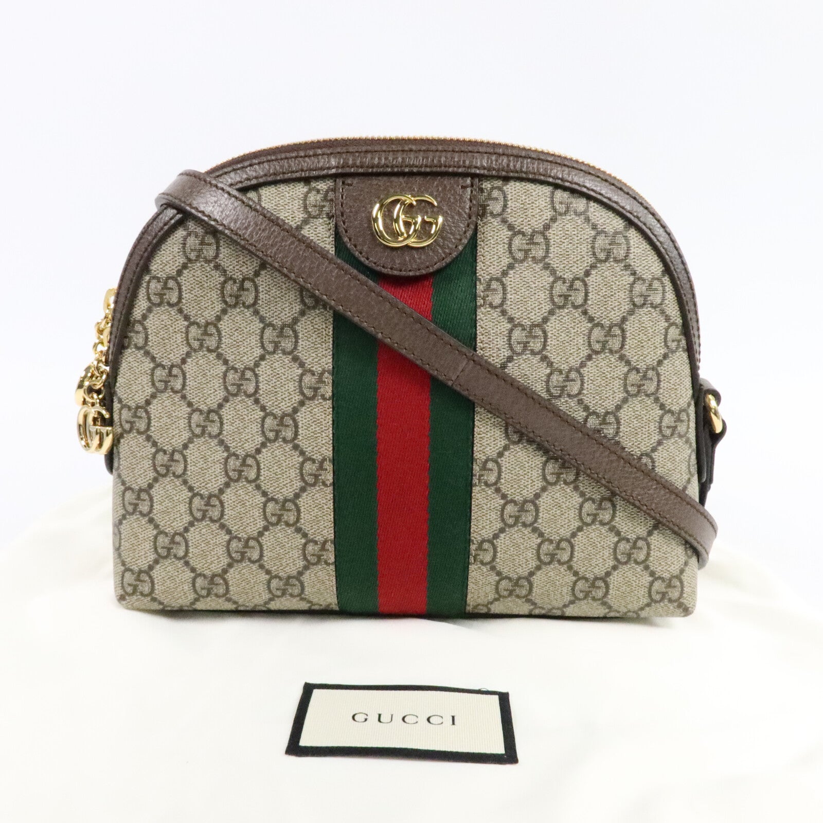 GUCCI 塗層帆布Ophidia GG肩背袋