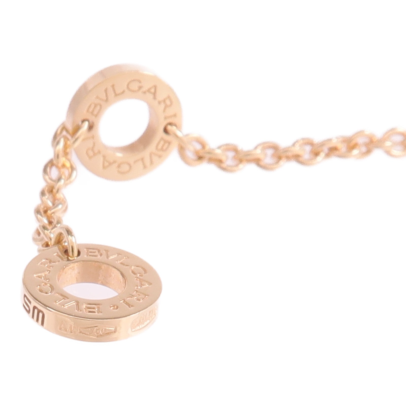 BVLGARI 18K玫瑰金/陶瓷B.zero 1 Bracelet手鏈