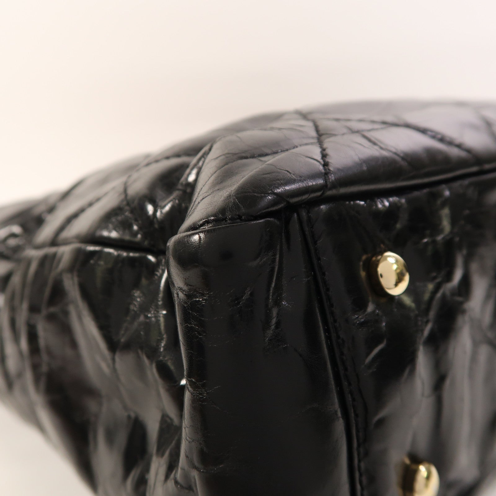 CHANEL 牛皮皮革/羊皮皮革Classic Portobello Tote金扣手挽肩背兩用袋