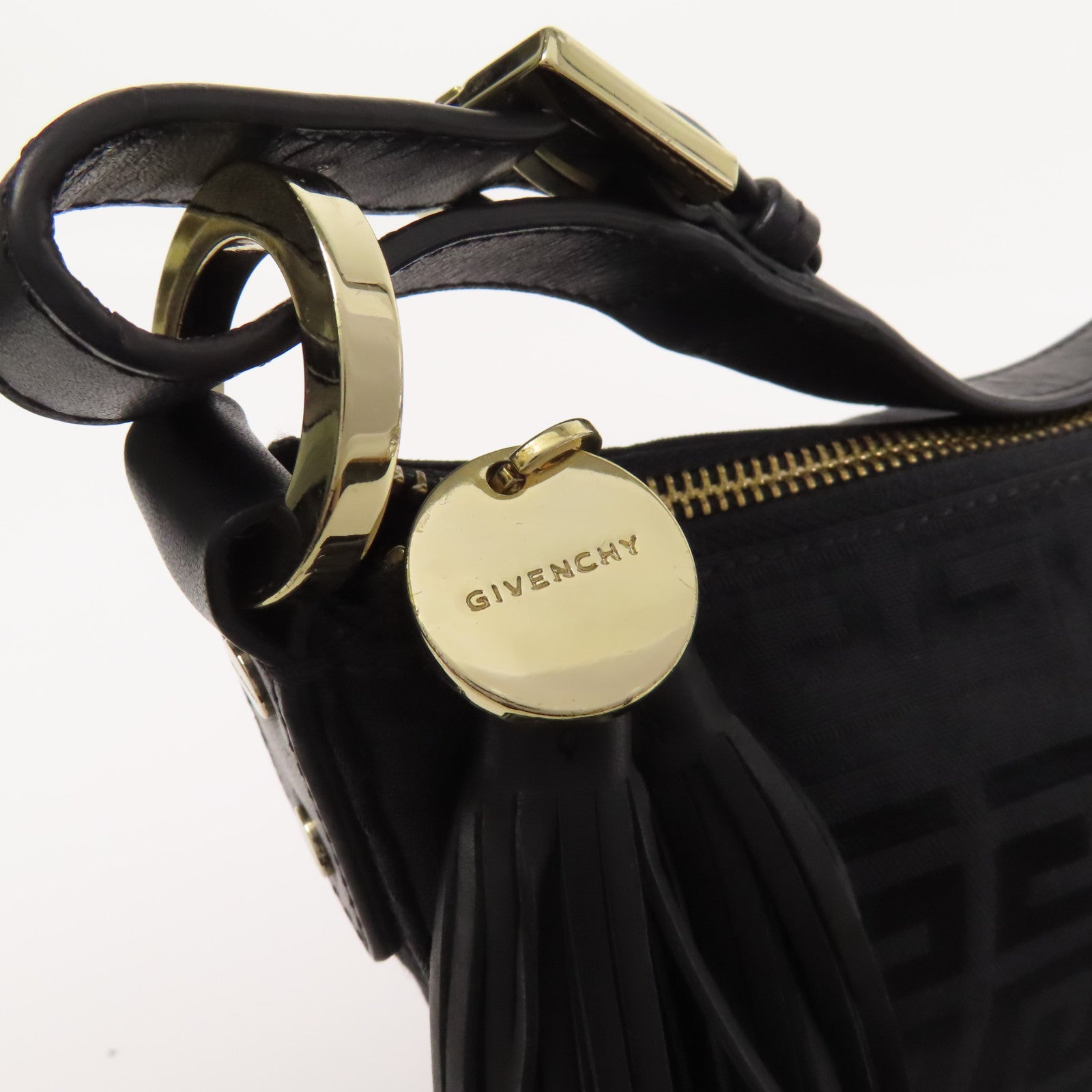 GIVENCHY 帆布Shoulder Bag金扣肩背袋