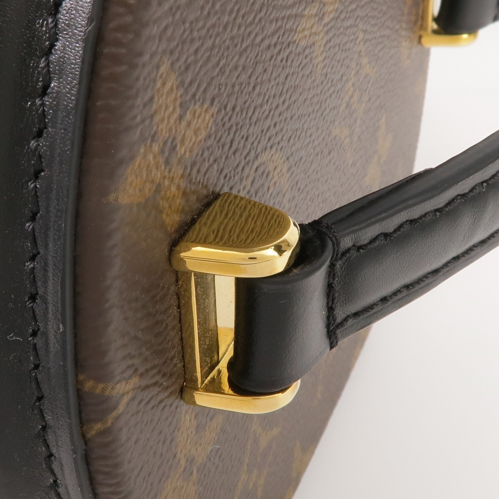 LOUIS VUITTON Monogram Reverse Cannes金扣手挽肩背兩用袋