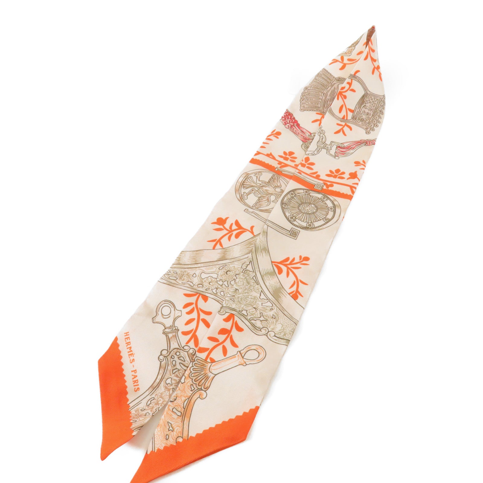 HERMES 絲質Twilly絲巾