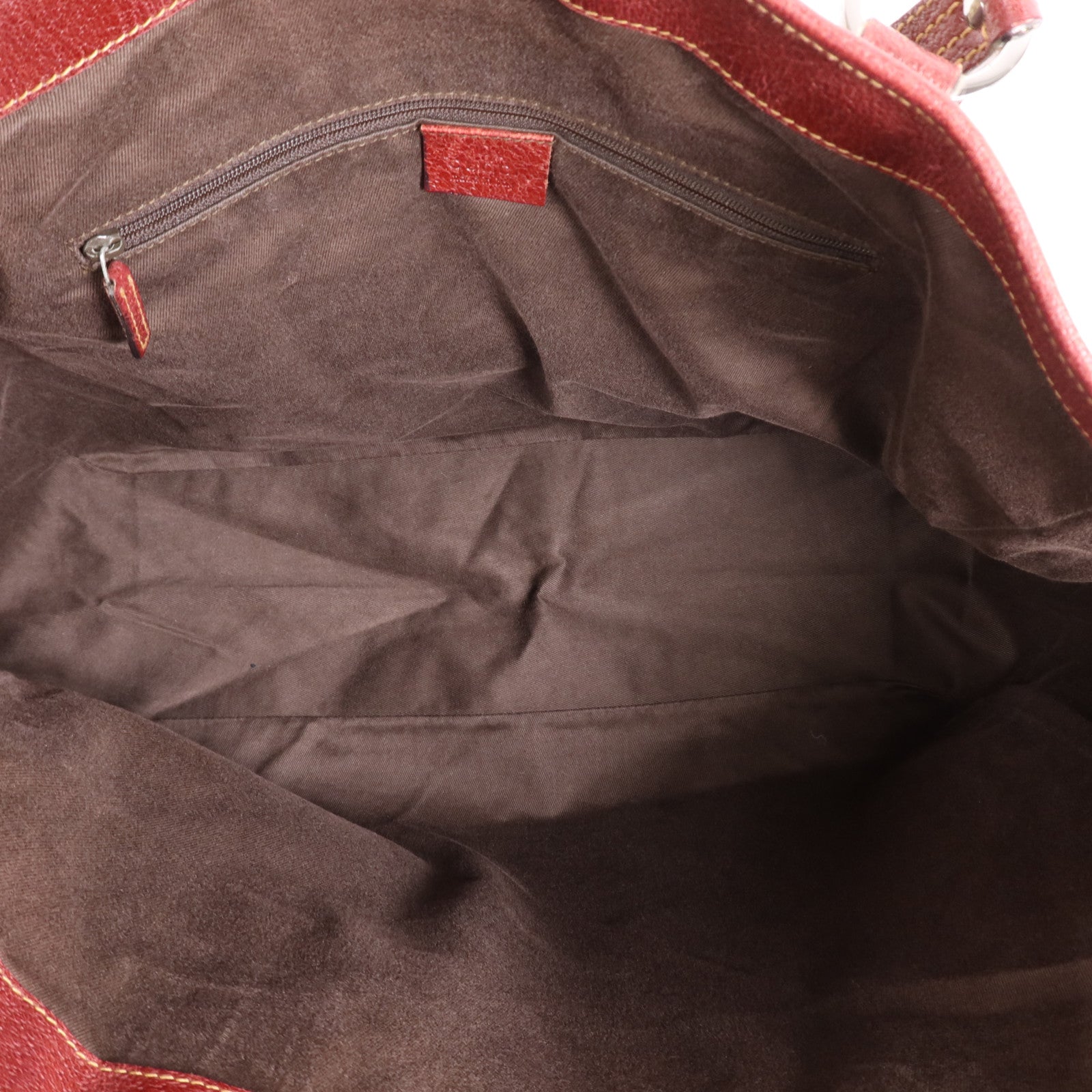 GUCCI 帆布Tote Bag銀扣肩背袋