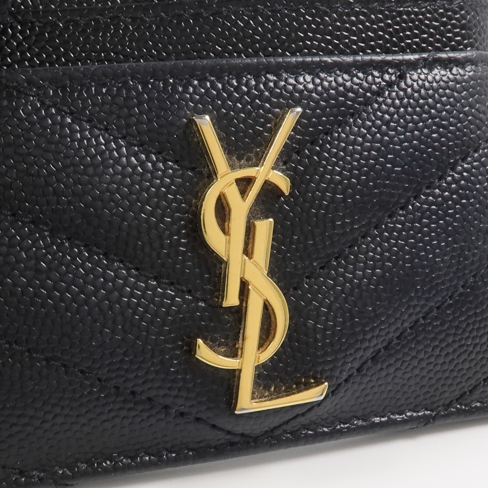 YVES SAINT LAURENT 牛皮皮革Card Case卡片套