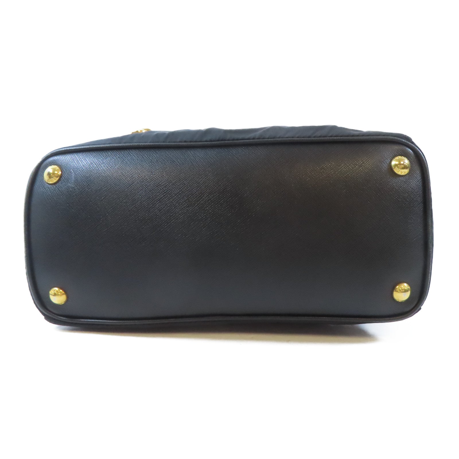 PRADA 【激減優惠】尼龍2 Way Shoulder Bag金扣手挽肩背兩用袋黑色