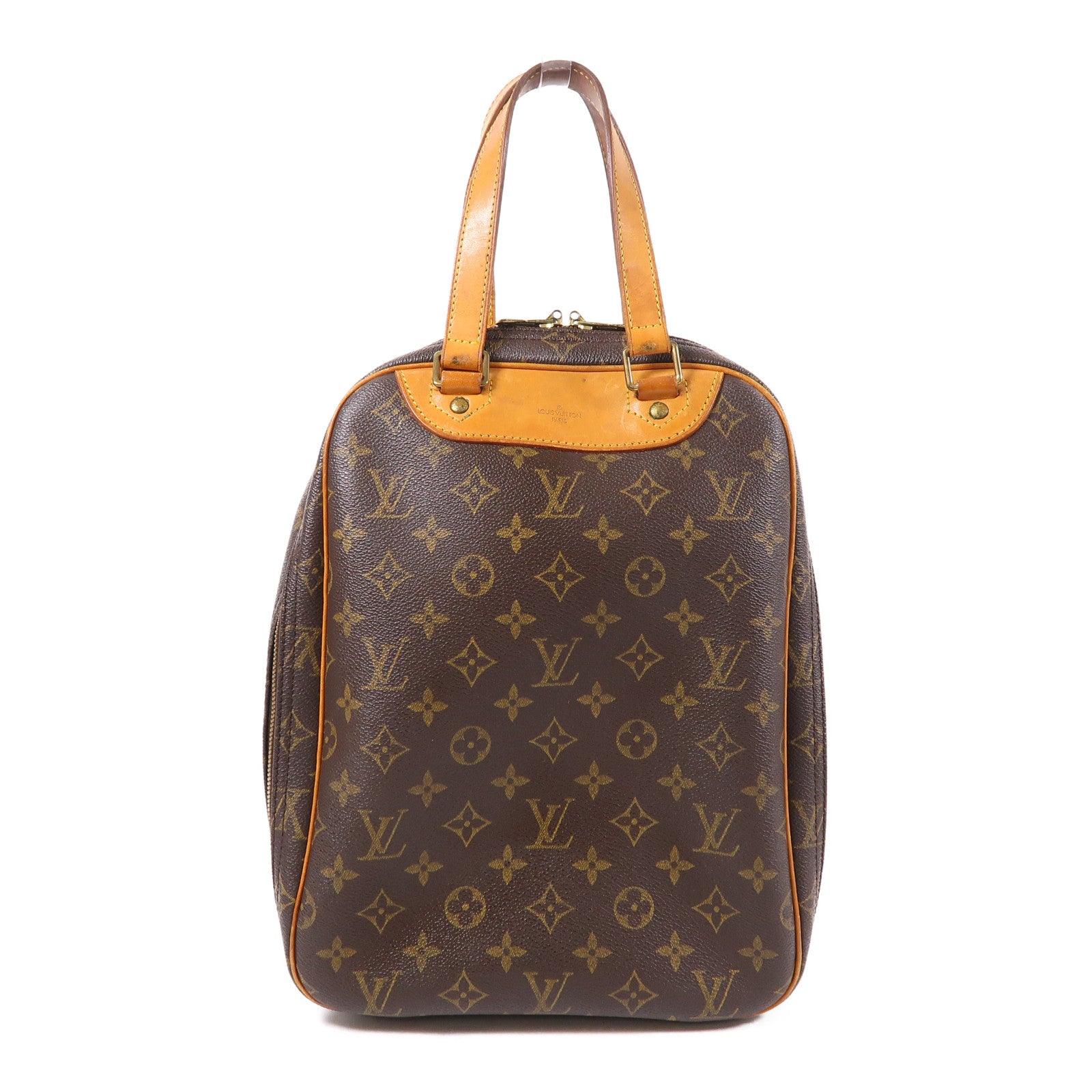 LOUIS VUITTON Monogram Excursion Shoe Case金扣手挽袋