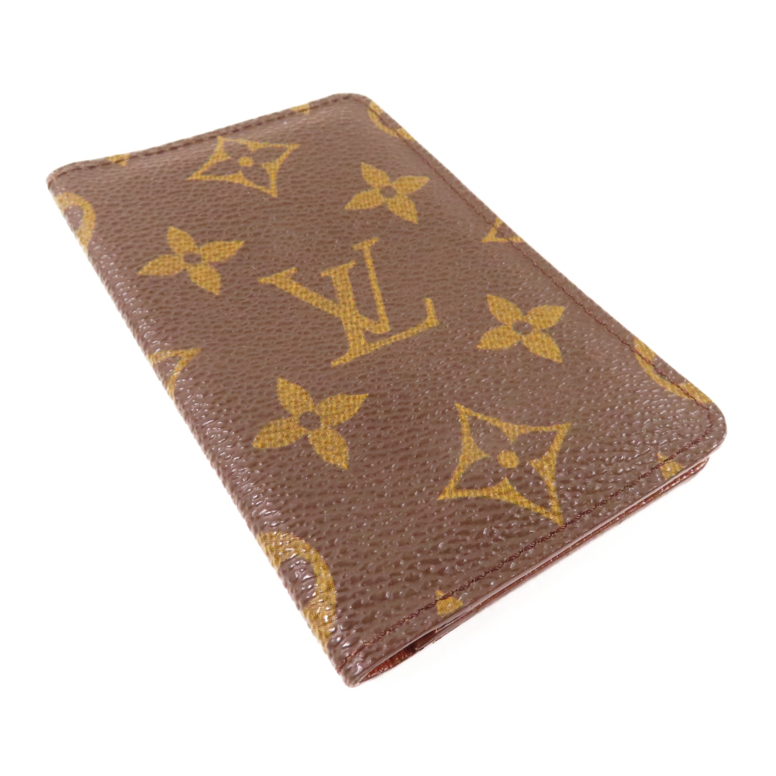 LOUIS VUITTON Monogram Pocket Card Case卡片套啡色
