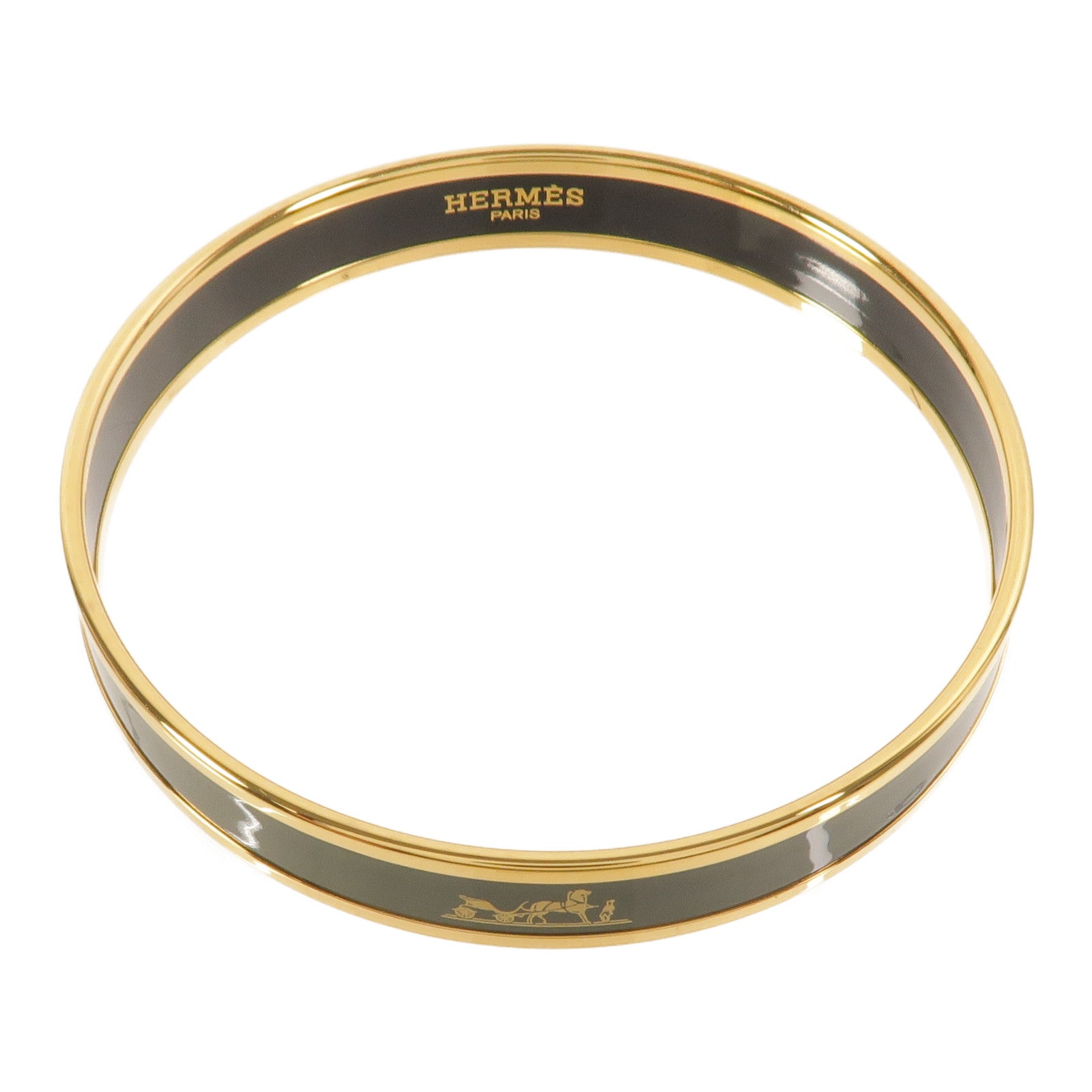 HERMES 金屬Caleche Bangle PM手鐲