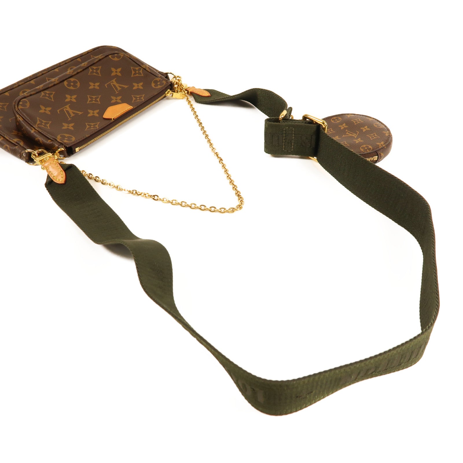 LOUIS VUITTON Monogram Multi Pochette Accessoires金扣肩背袋