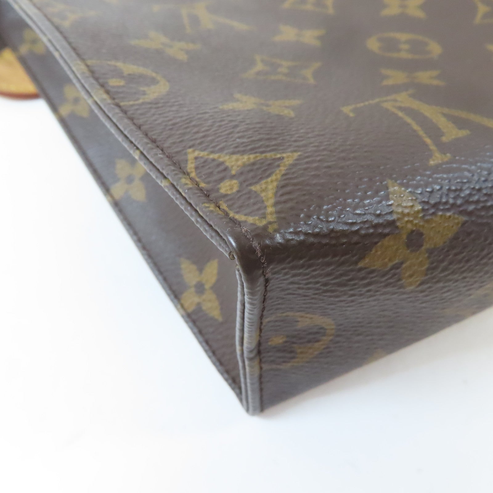 LOUIS VUITTON Monogram Toiletry Pouch金扣小袋啡色