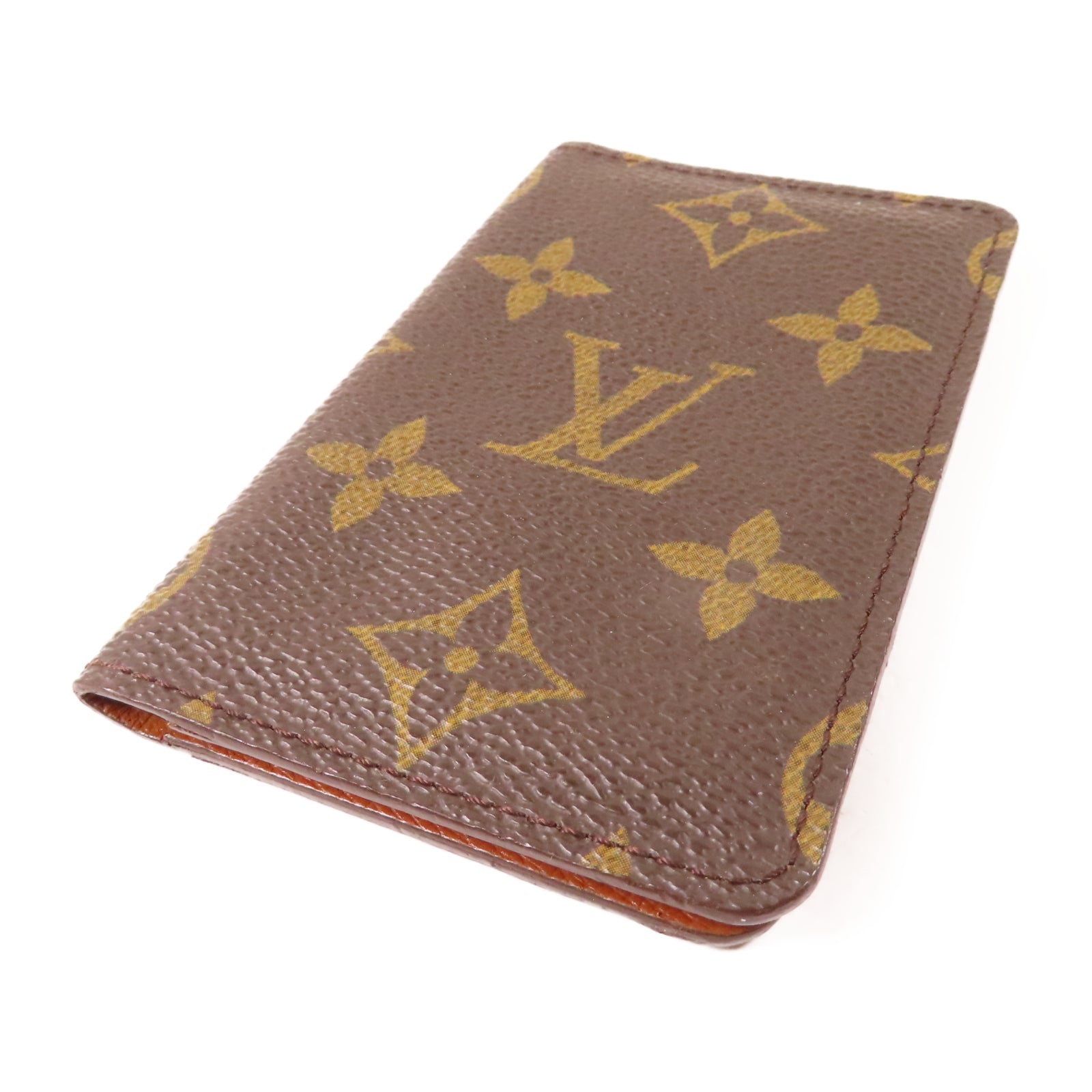 LOUIS VUITTON Monogram Pocket Card Case卡片套啡色
