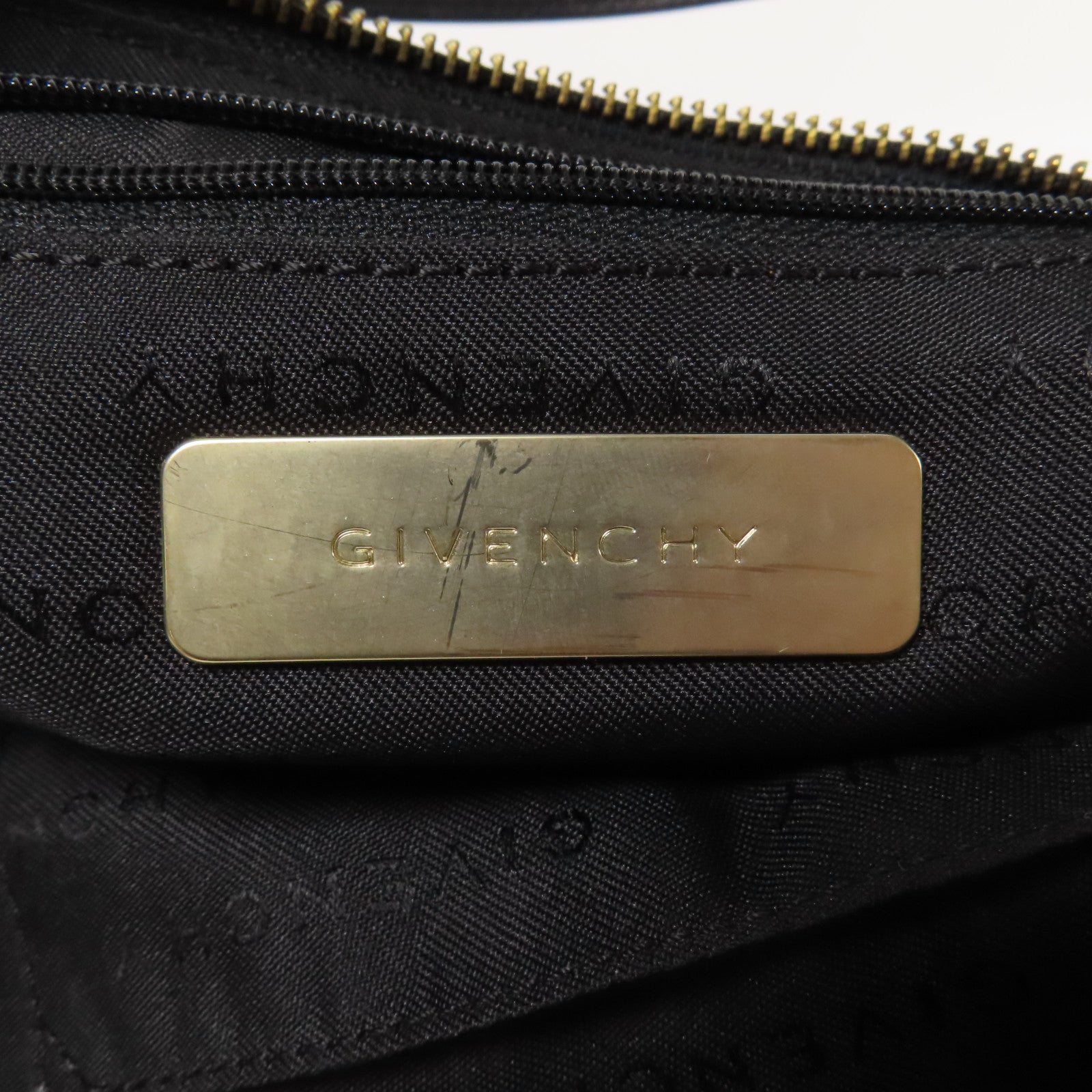 GIVENCHY 帆布Shoulder Bag金扣肩背袋